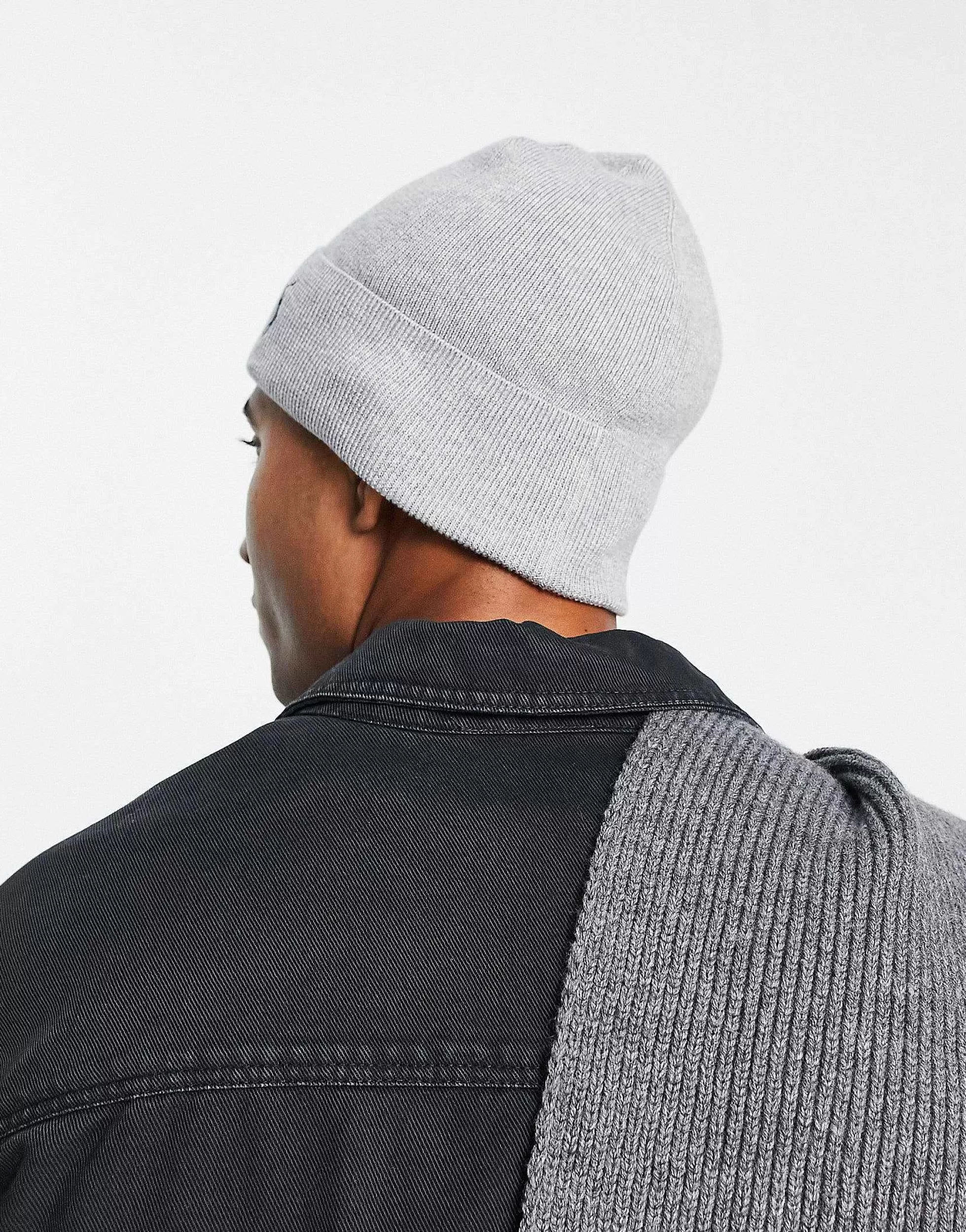 Men Polo Ralph Lauren Cotton Beanie In With Logo
