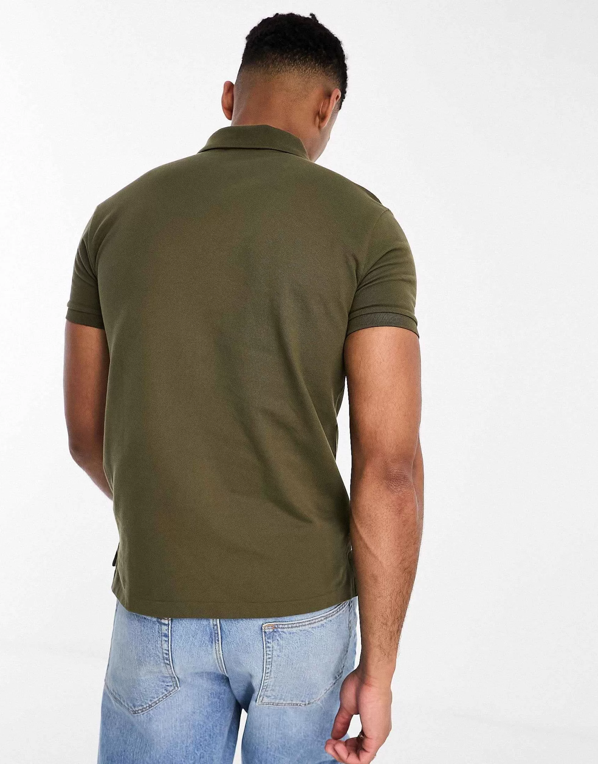 Men Polo Ralph Lauren Icon Logo Pique Polo Slim Fit In