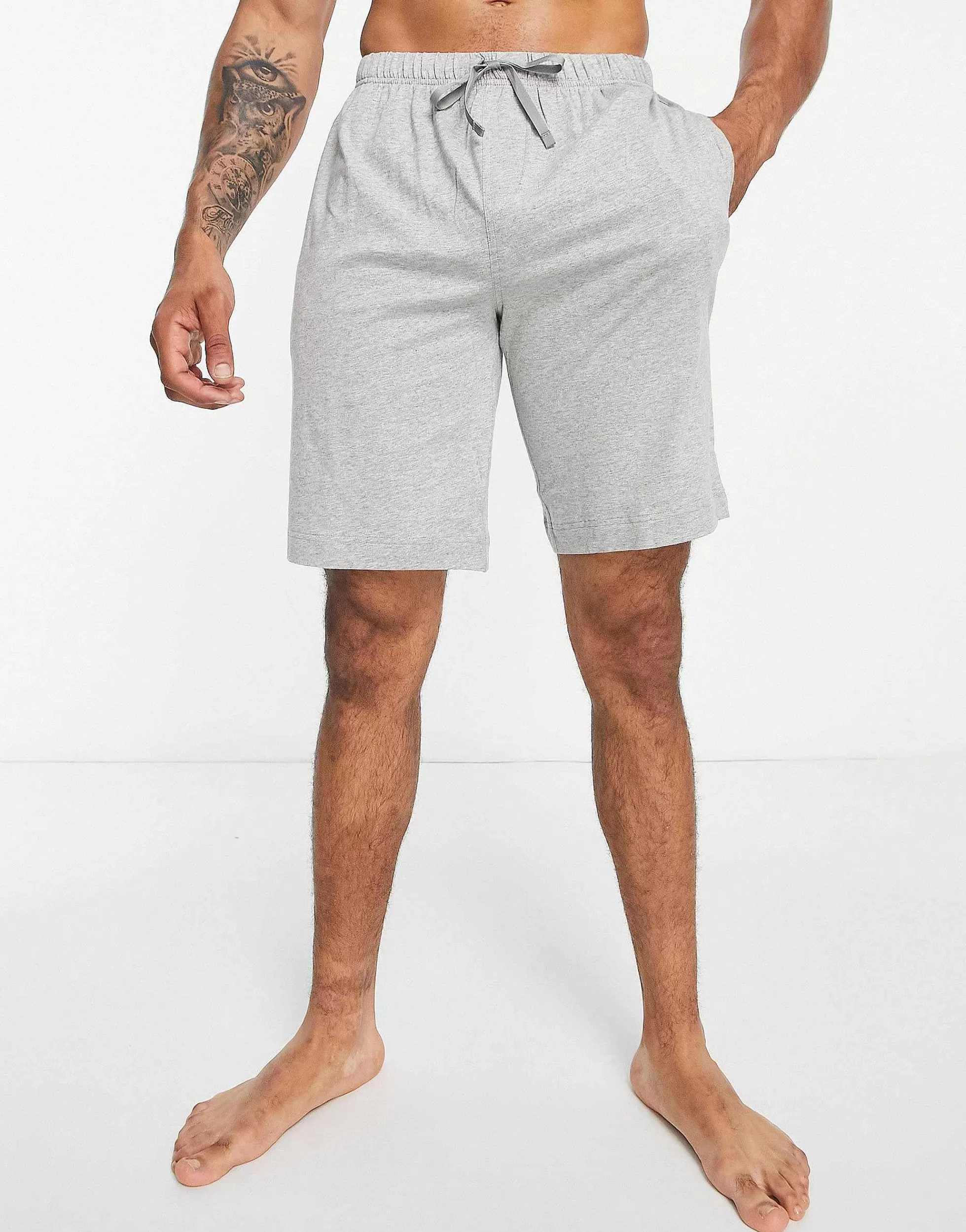 Men Polo Ralph Lauren Lounge Shorts In Grey