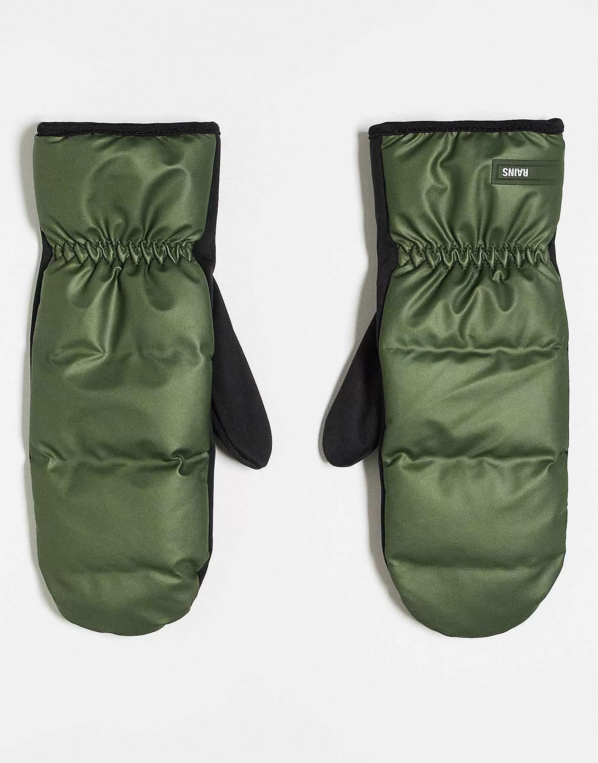 Women Rains Trekker Puffer Mittens In Green