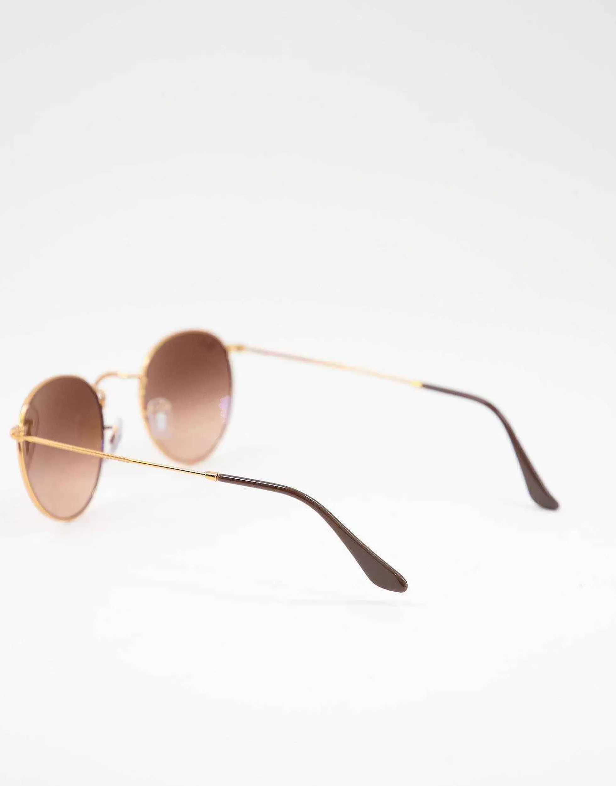 Women Ray-Ban Round Sunglasses In With Brown Lens