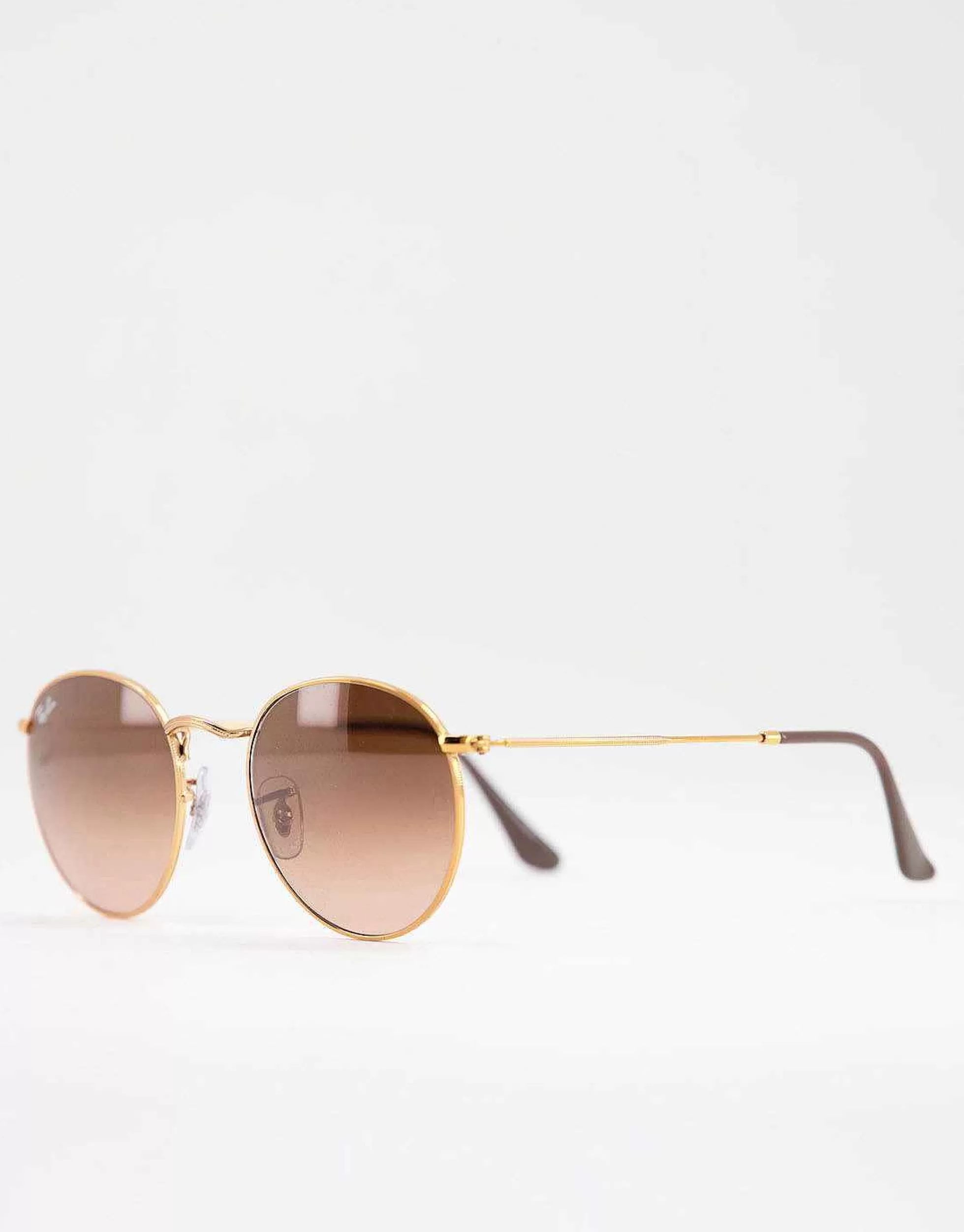 Women Ray-Ban Round Sunglasses In With Brown Lens