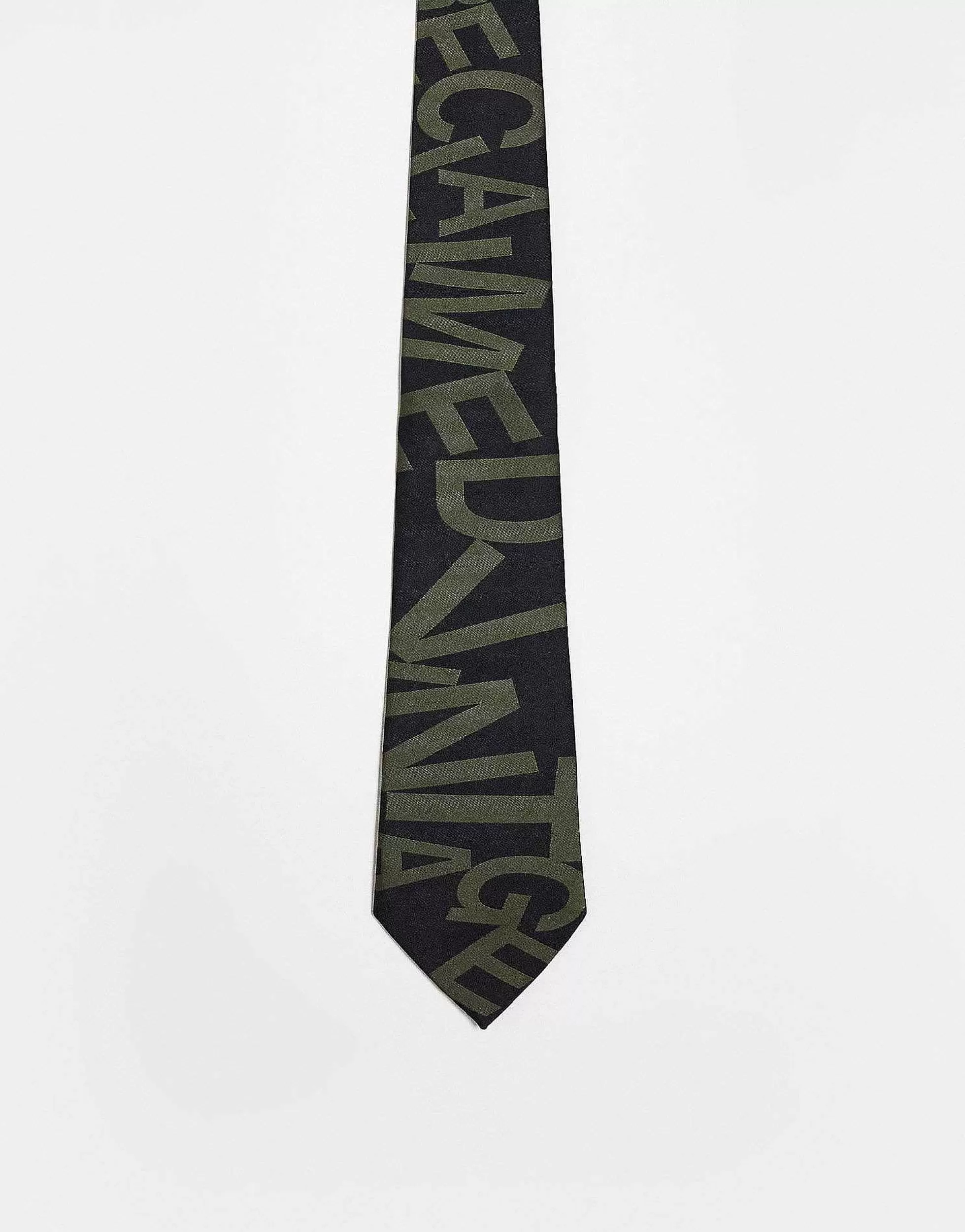 Men Reclaimed Vintage Unisex Branded Tie