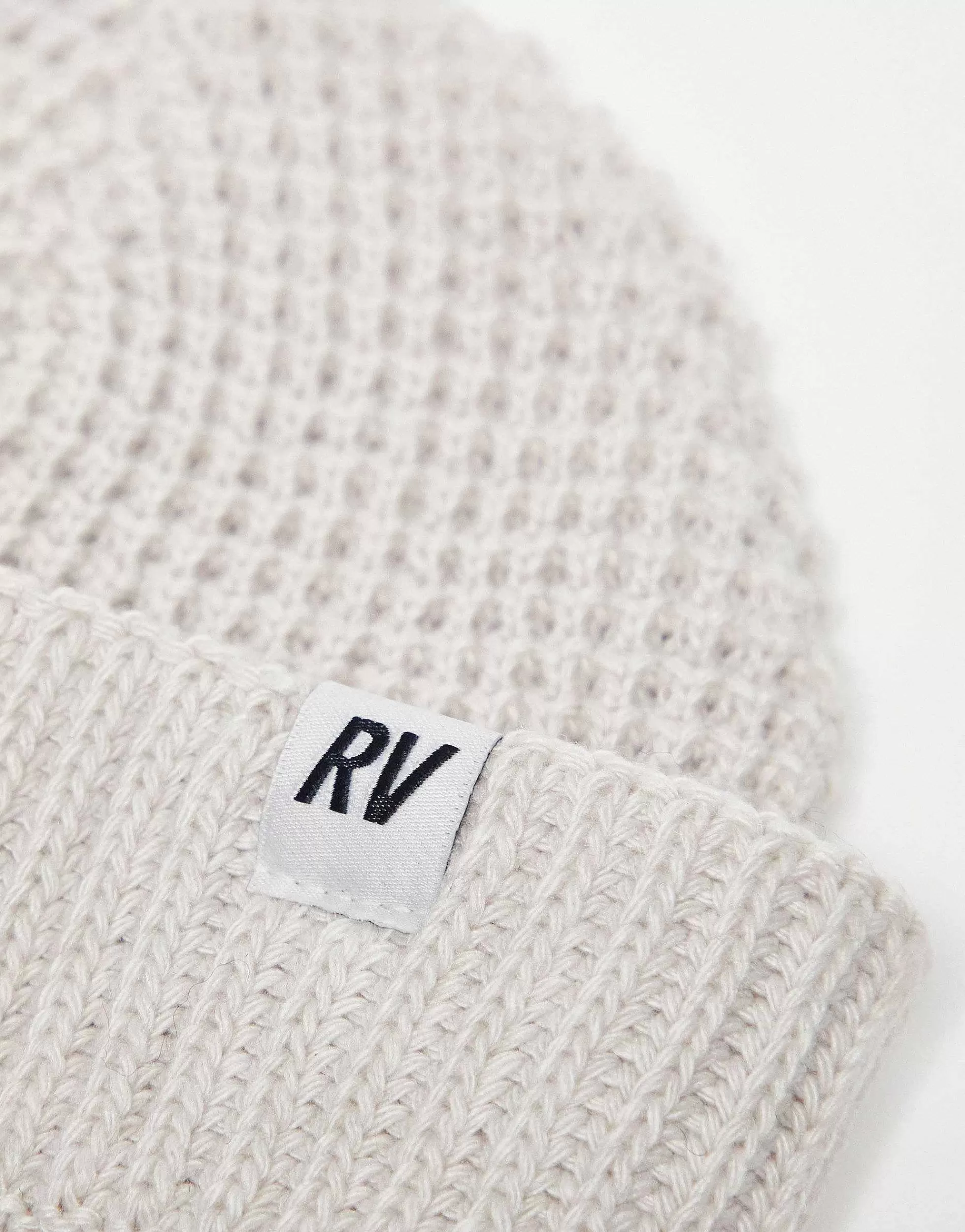 Women Reclaimed Vintage Unisex Waffle Beanie In