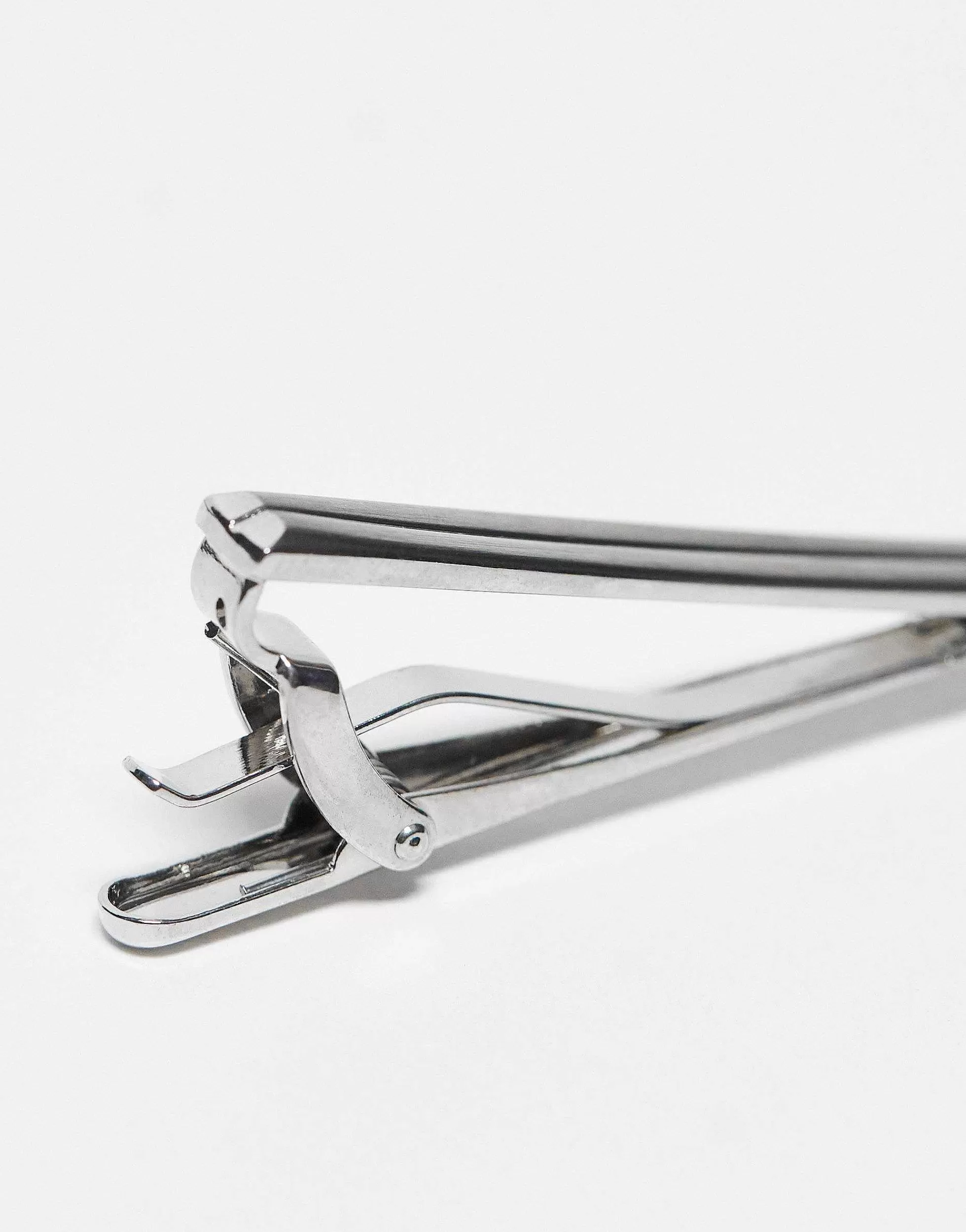 Men River Island Geo Tie And Clip Set In