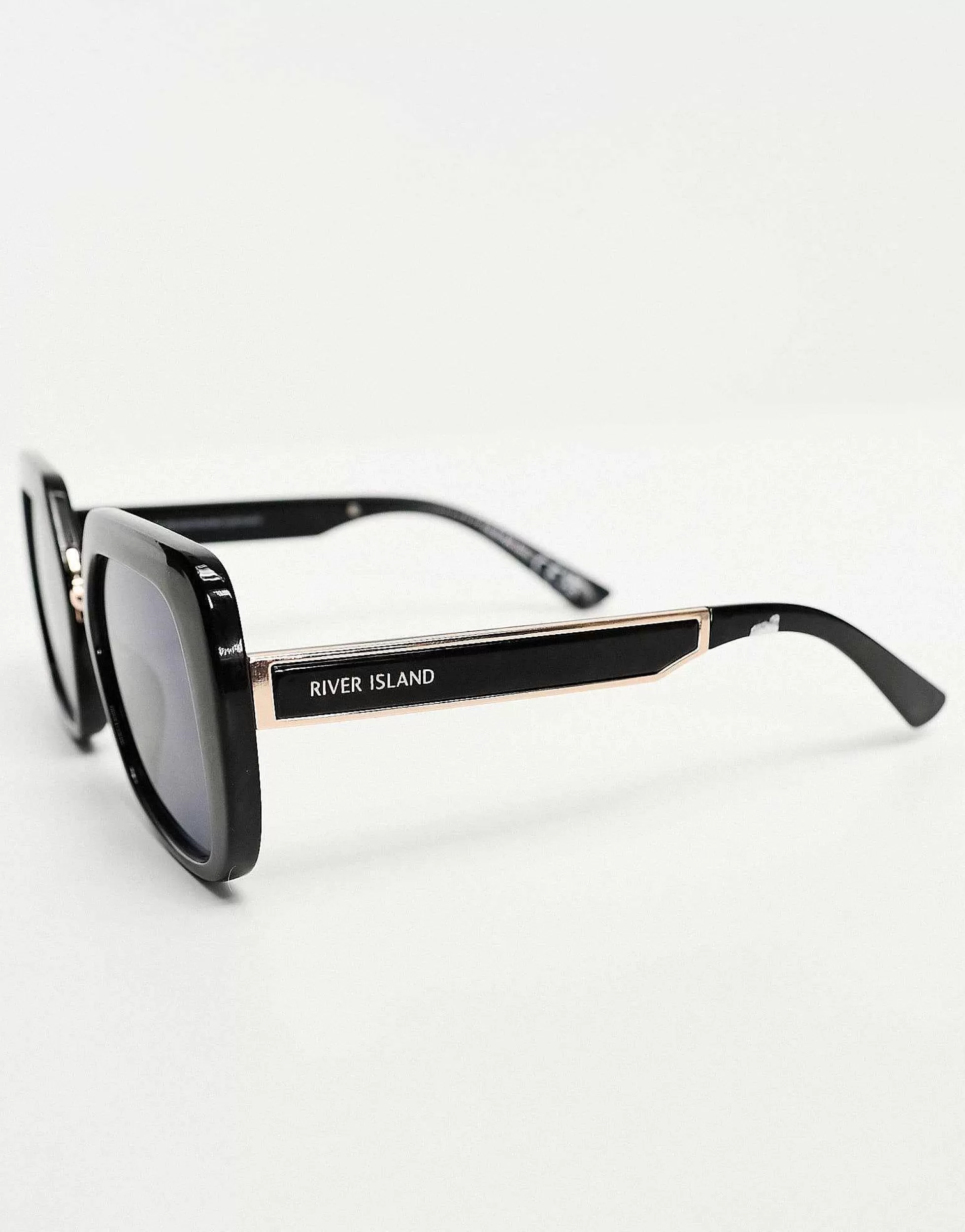 Women River Island Oversized Angular Glasses In