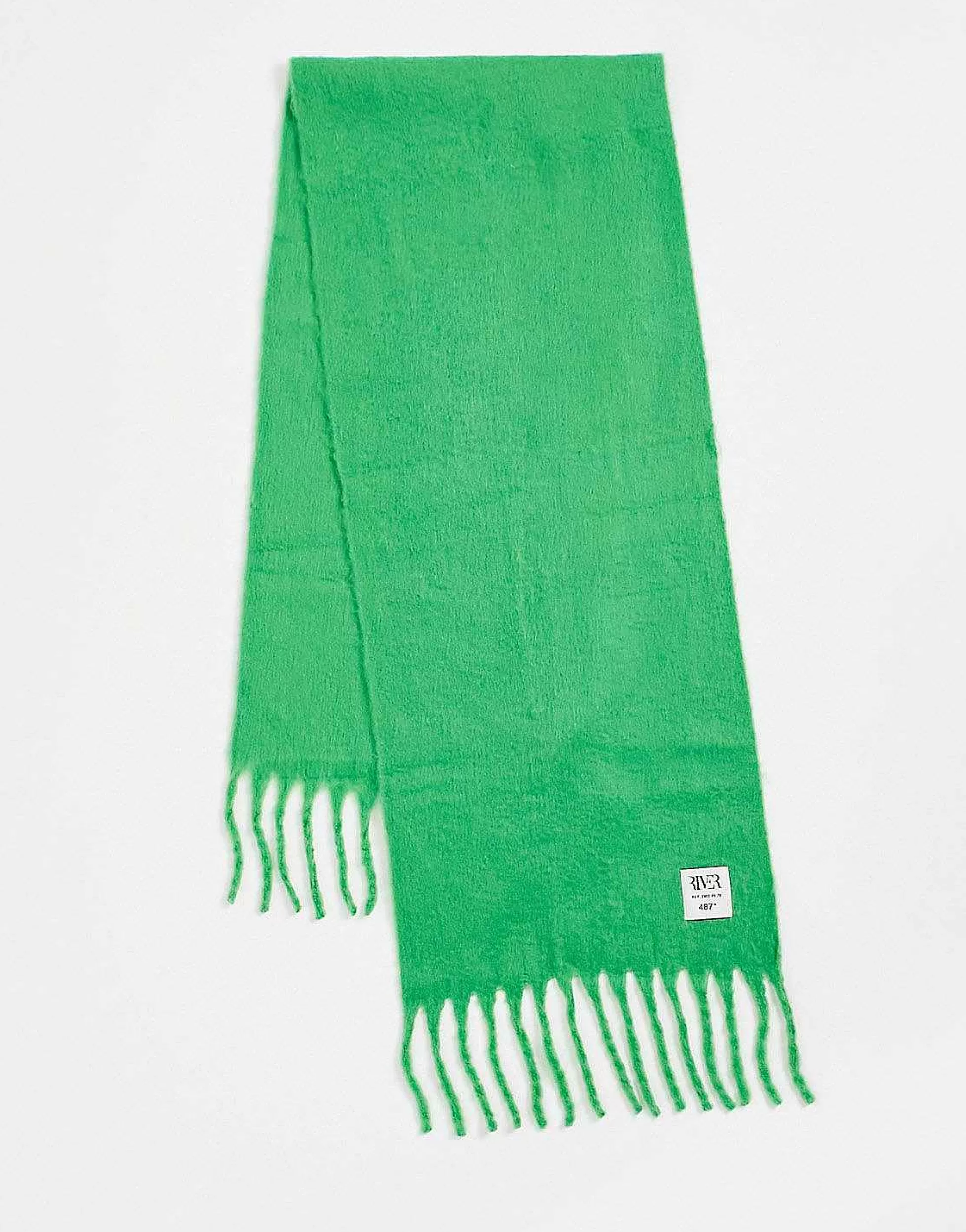 Men River Island Oversized Scarf In Green