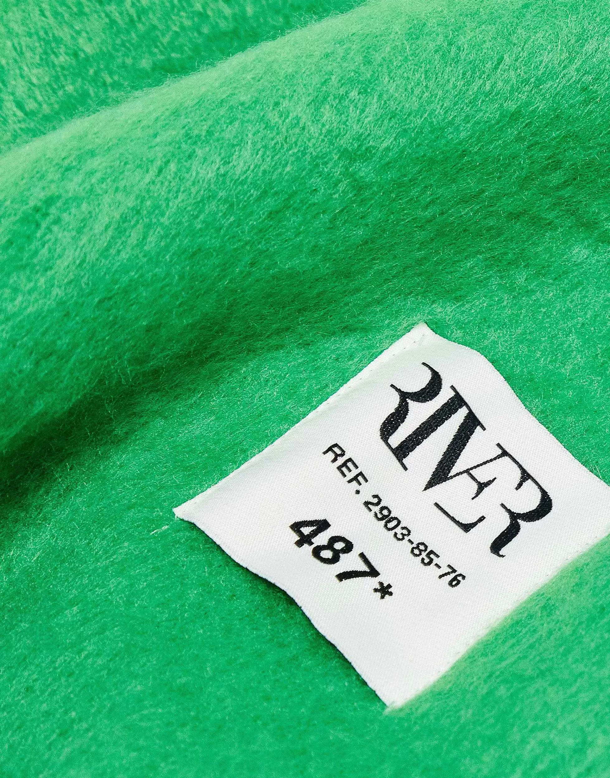 Men River Island Oversized Scarf In Green