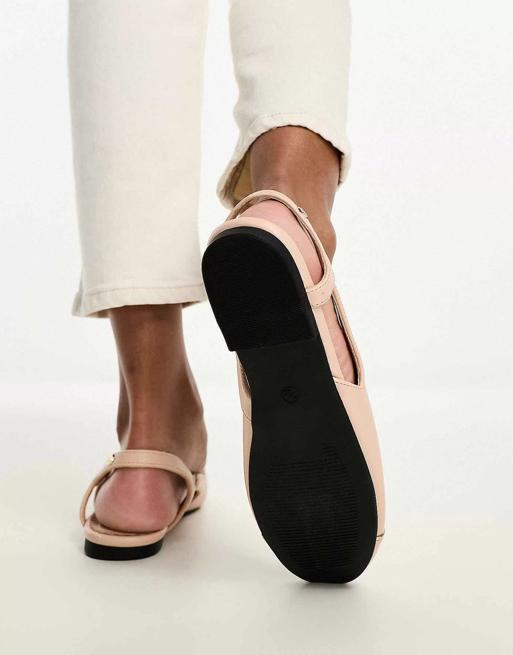 Women River Island Sling Back Ballerina Shoe In