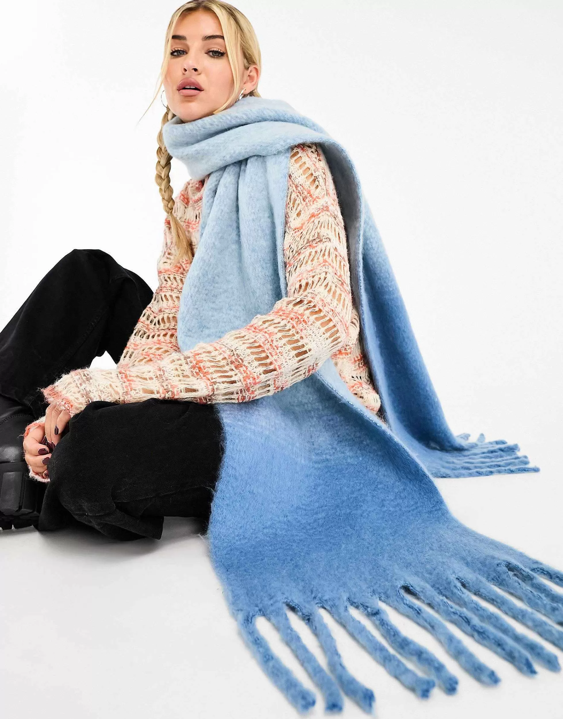 Women Skinnydip Supersoft Blanket Scarf In Ombre