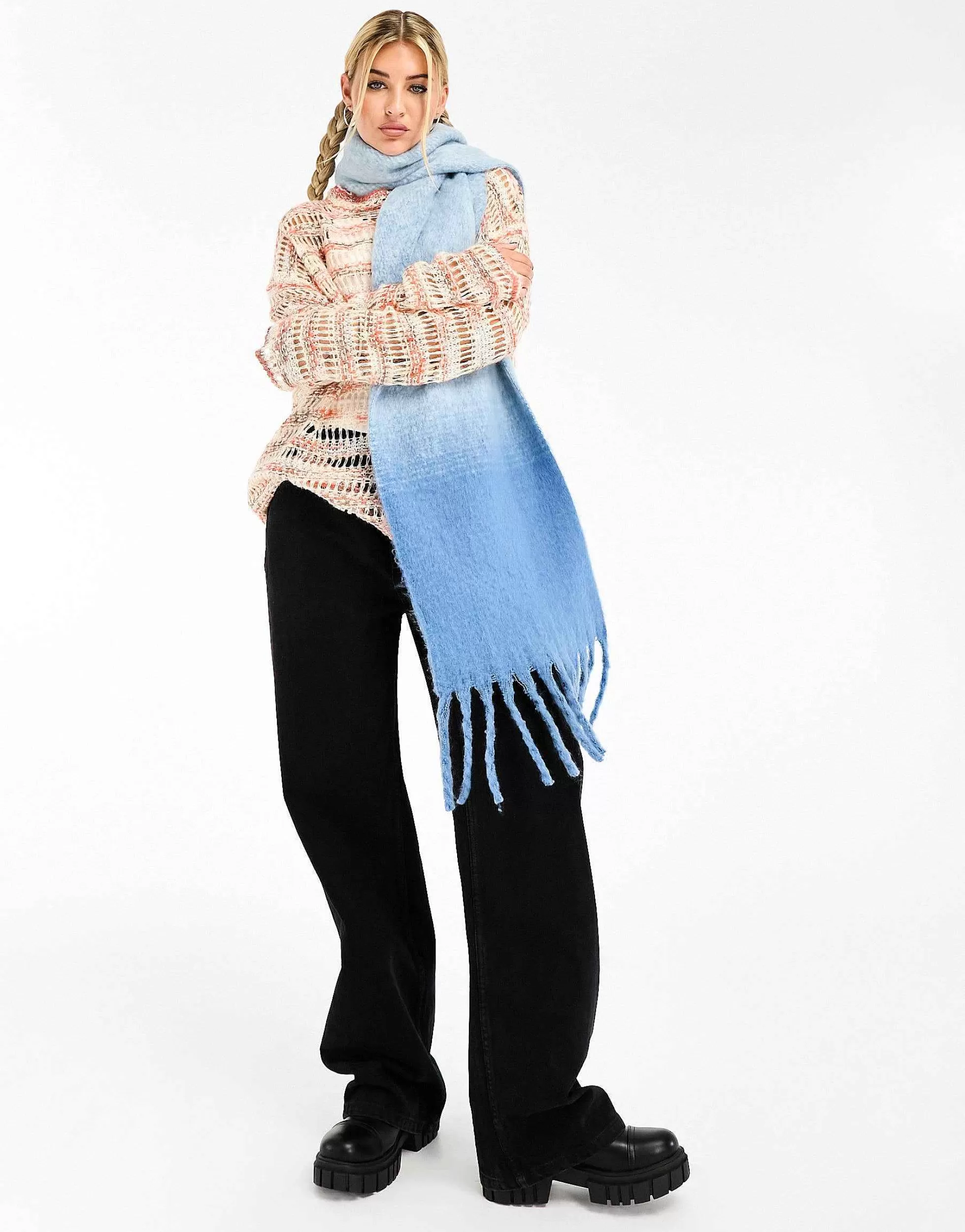 Women Skinnydip Supersoft Blanket Scarf In Ombre