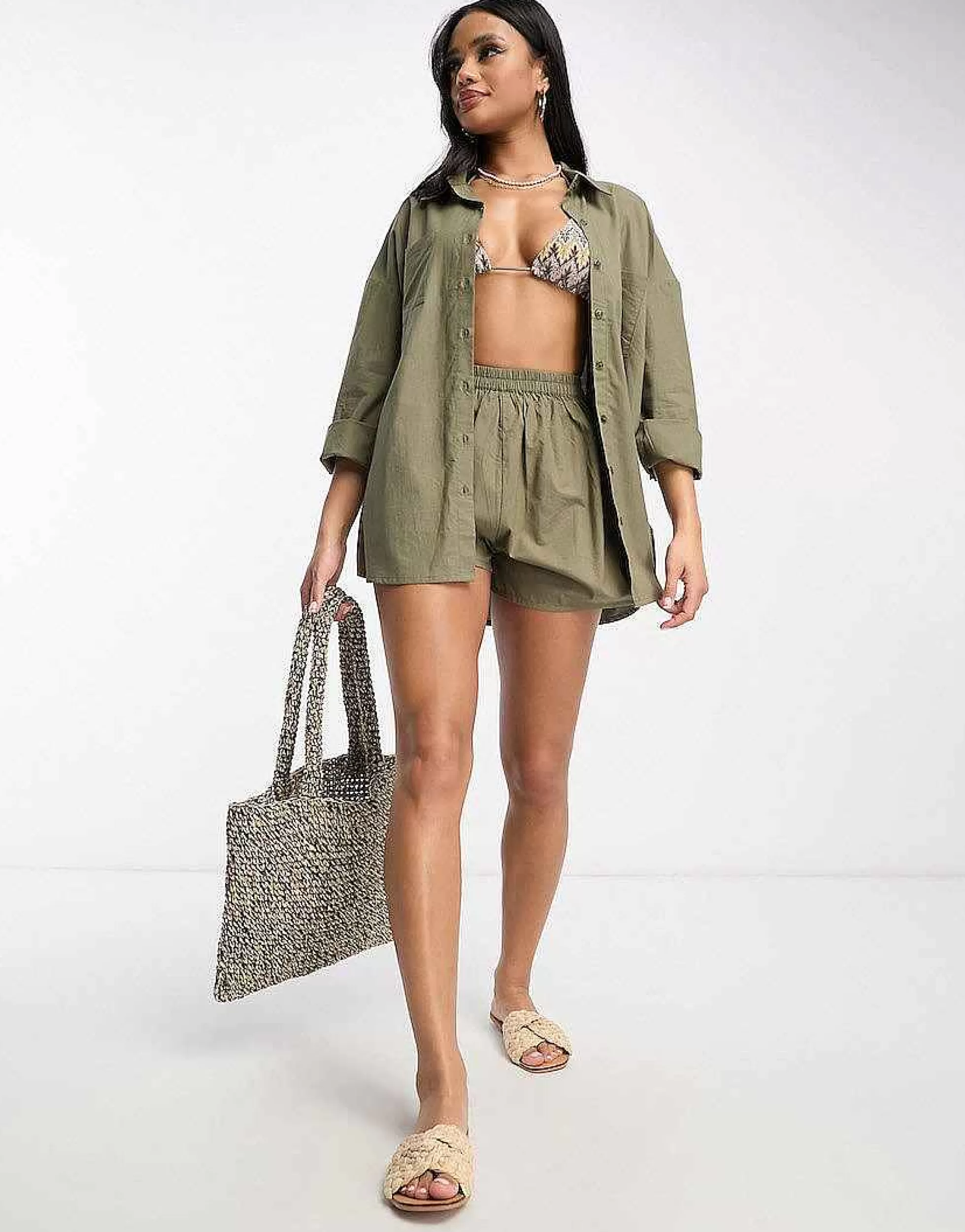Women South Beach Mix & Match In Khaki