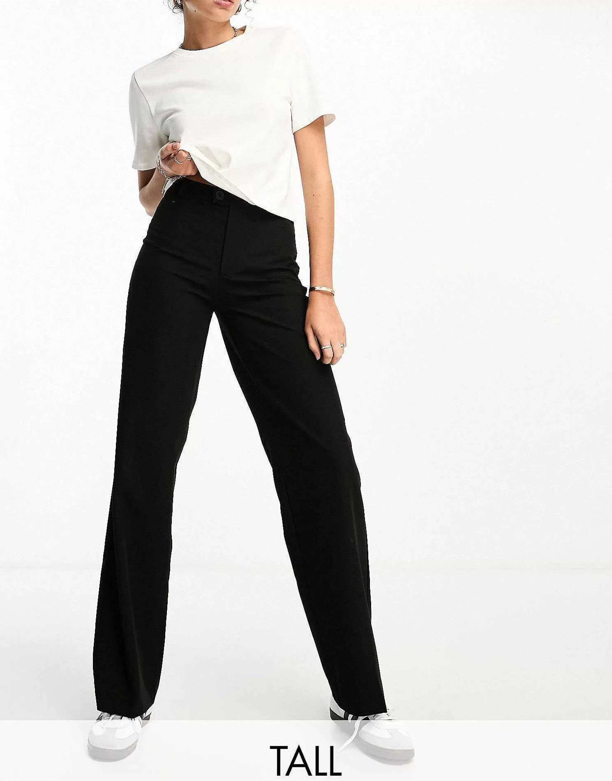 Women Stradivarius Tall Tailored Straight Trouser In