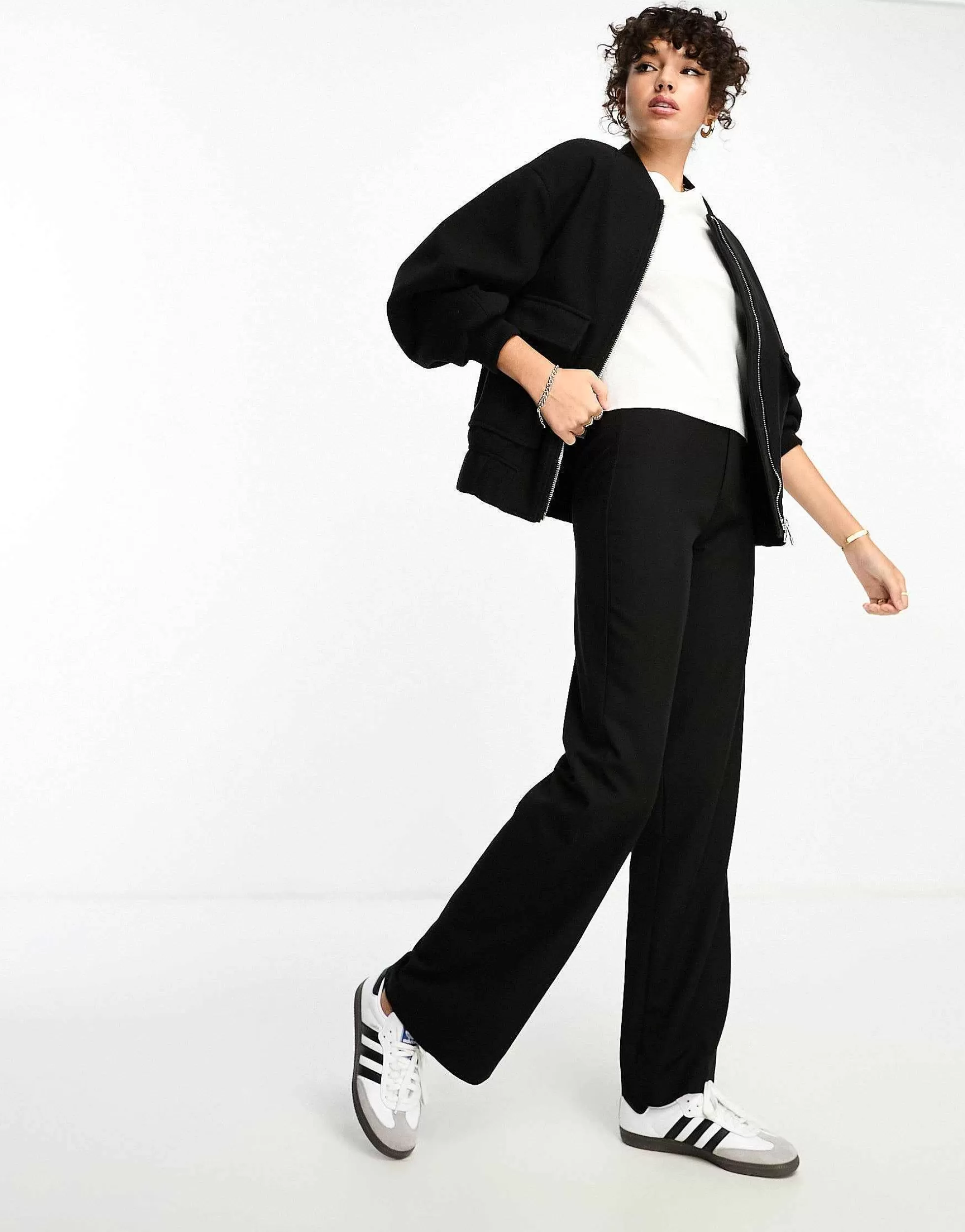 Women Stradivarius Tall Tailored Straight Trouser In