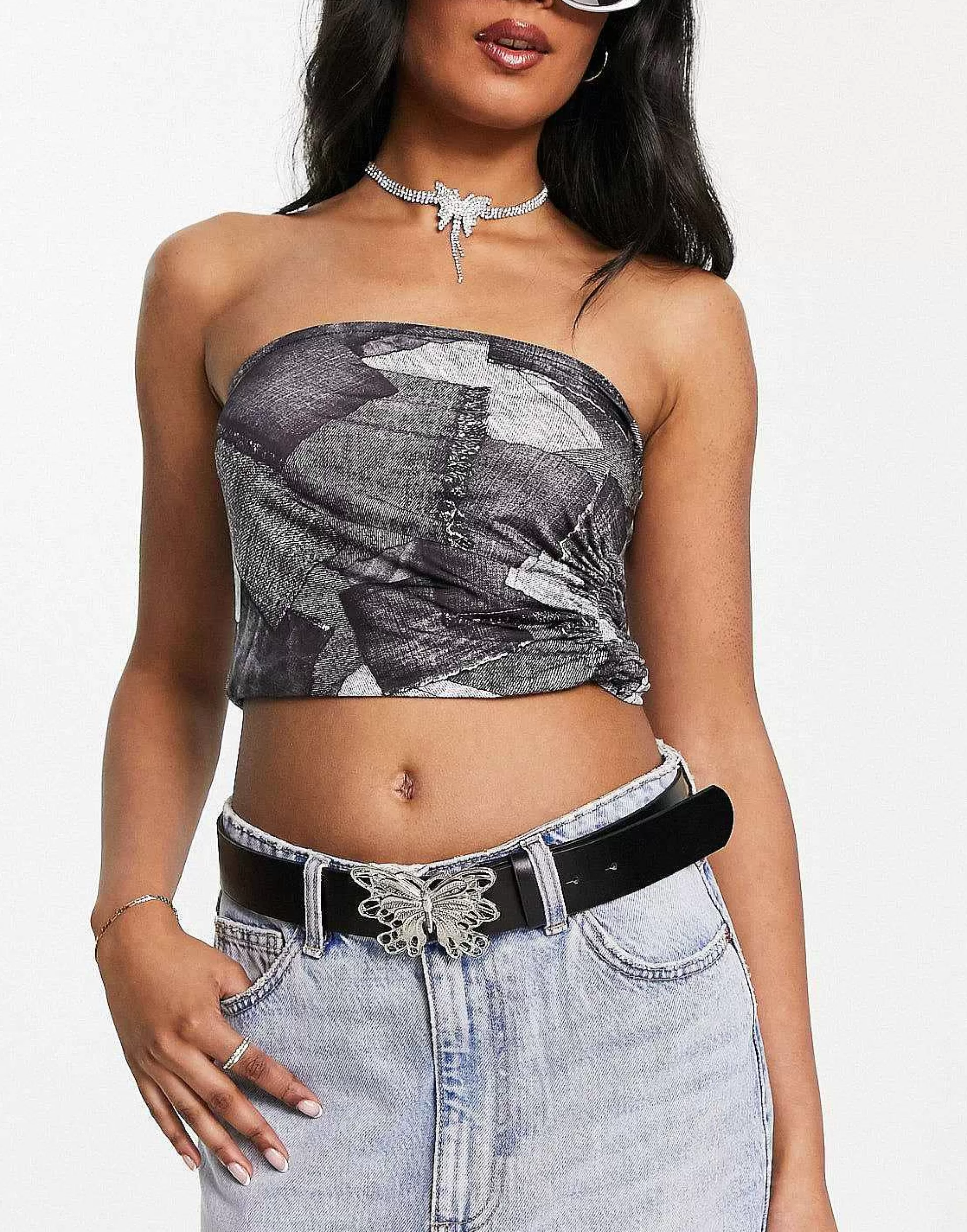 Women Tammy Girl Butterfly Shape Belt In