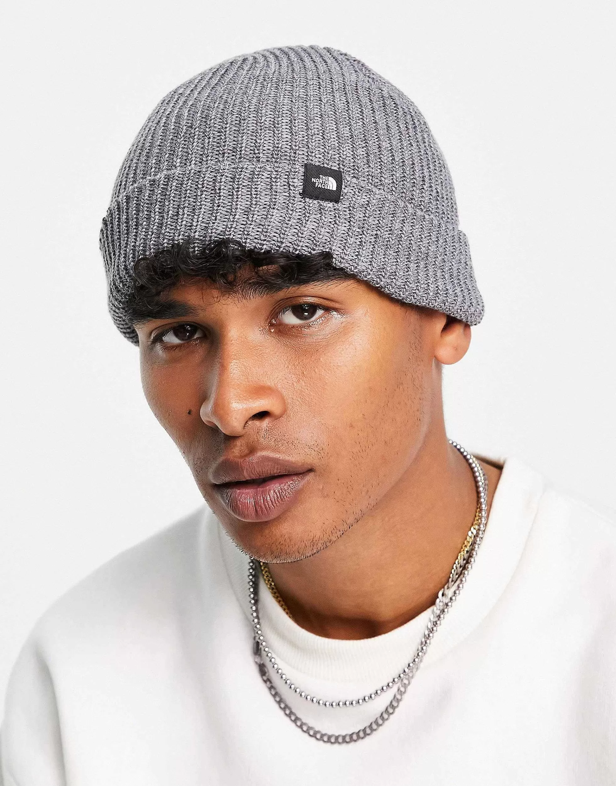 Men The North Face Fisherman Ribbed Beanie In