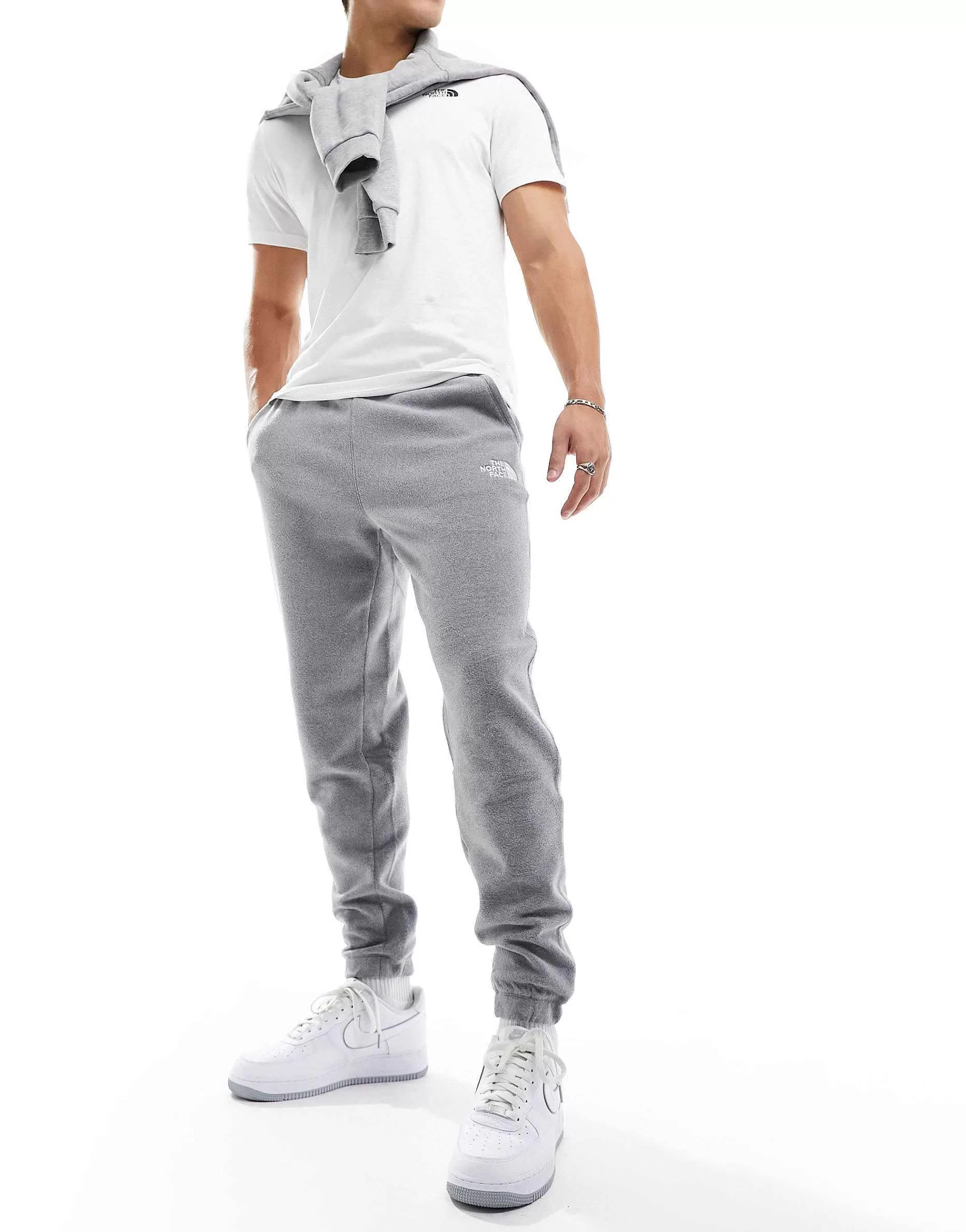 Men The North Face Glacier 100 Fleece Joggers In