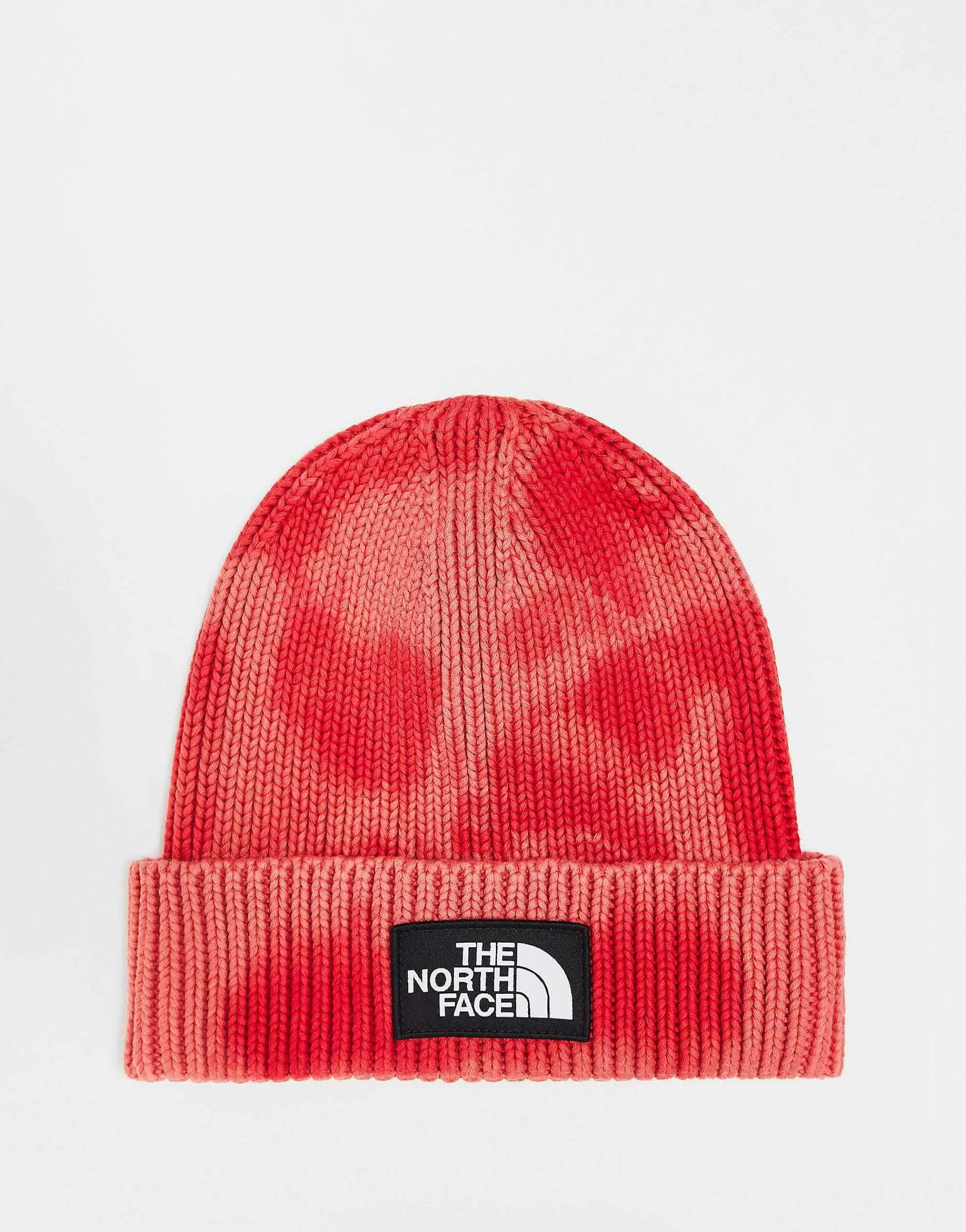 Women The North Face Logo Patch Cuffed Beanie In Tie Dye