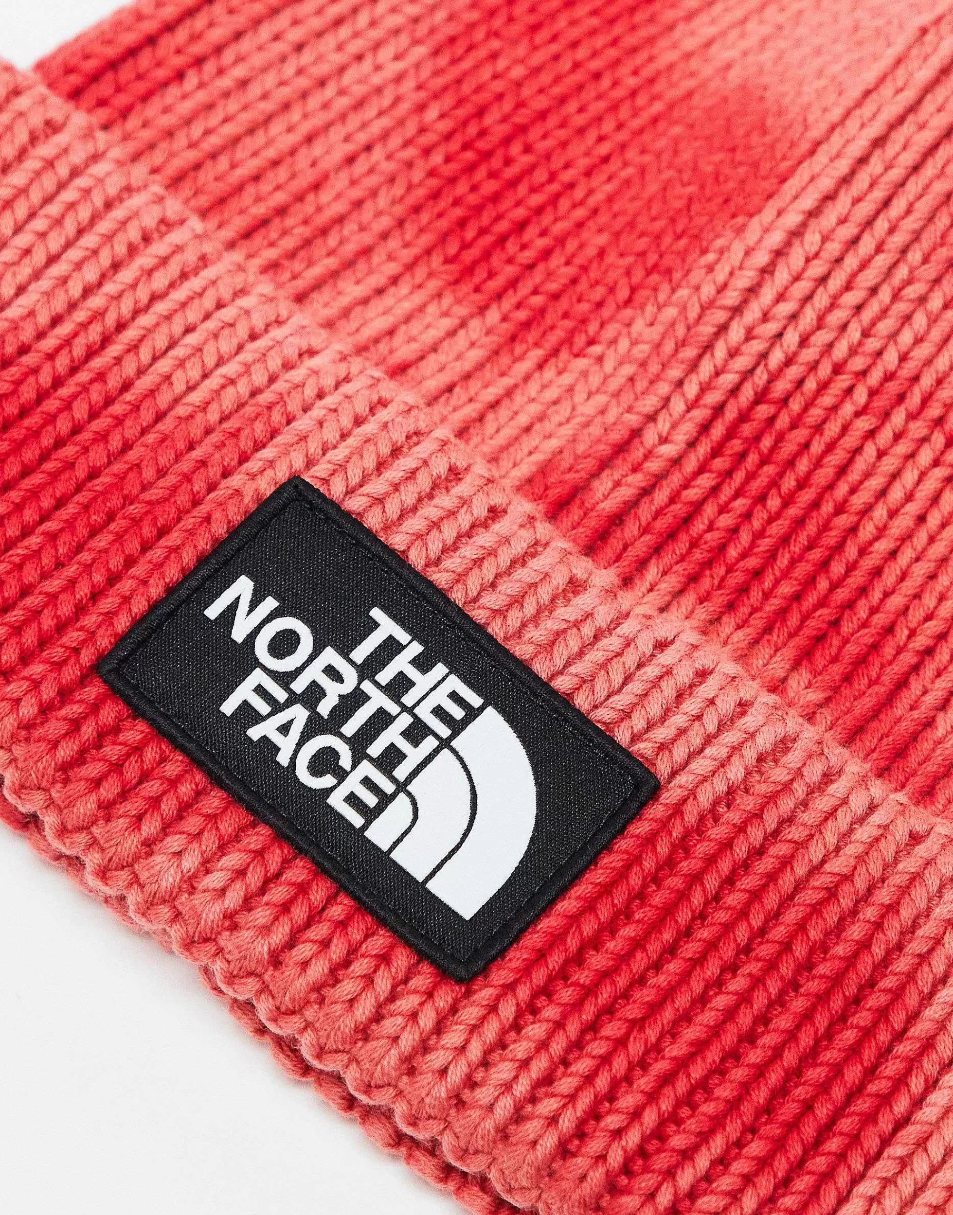 Women The North Face Logo Patch Cuffed Beanie In Tie Dye