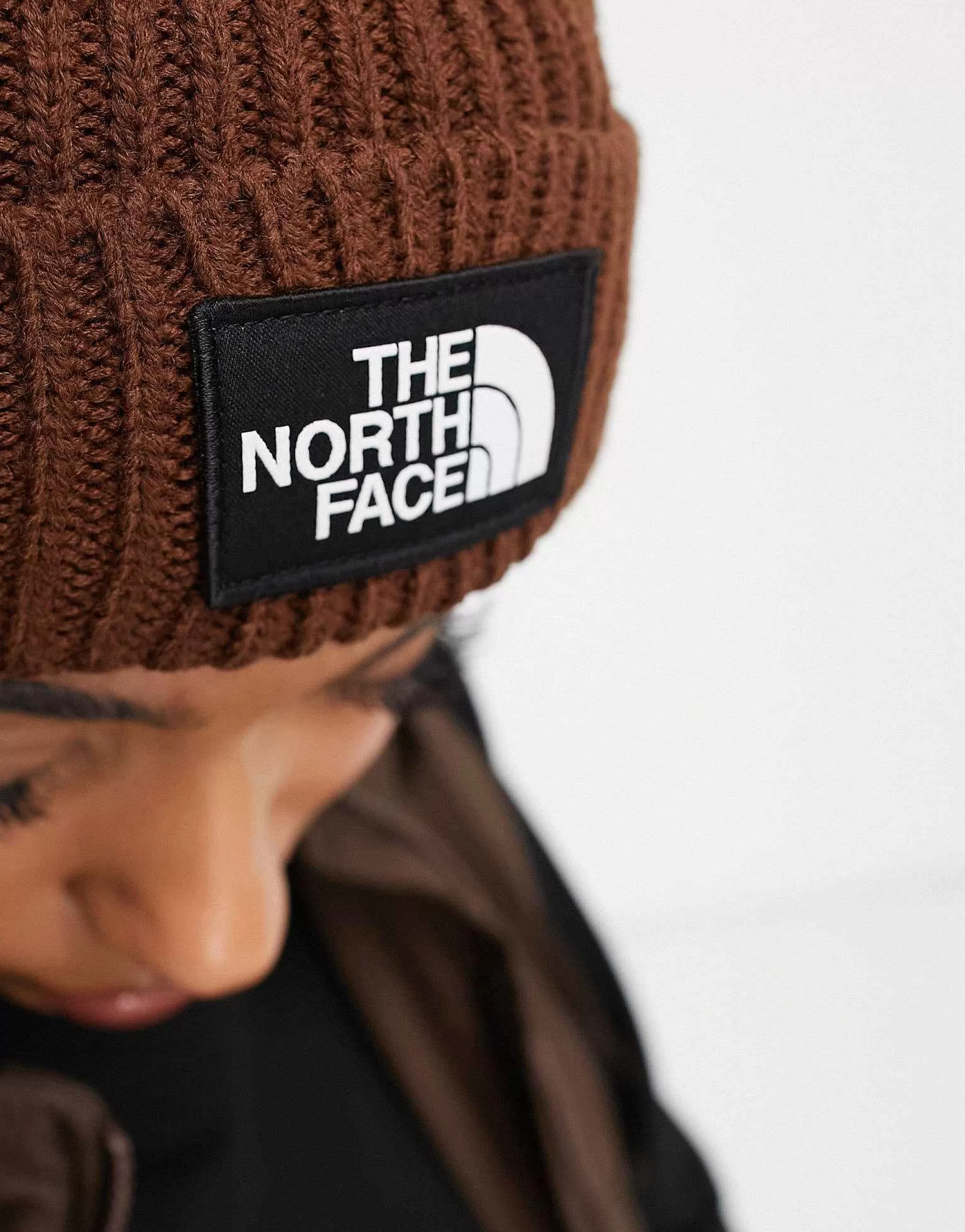 Women The North Face Tnf Logo Box Cuffed Beanie In