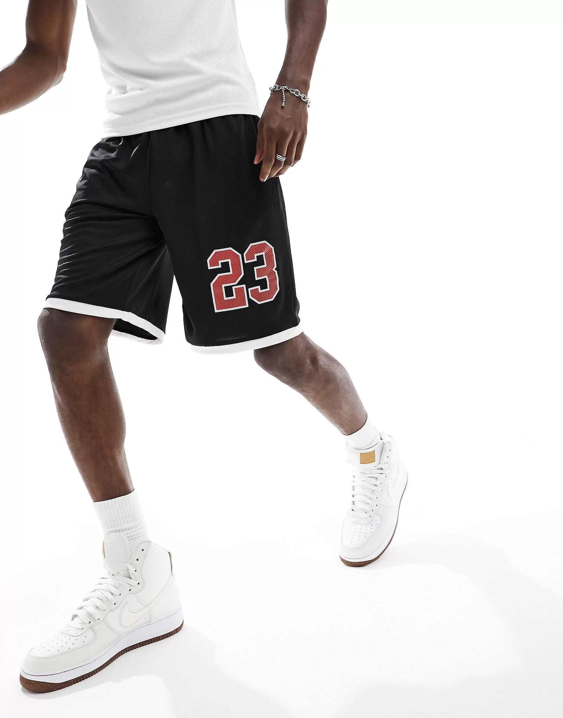 Men Threadbare Fitness Basketball La Shorts In