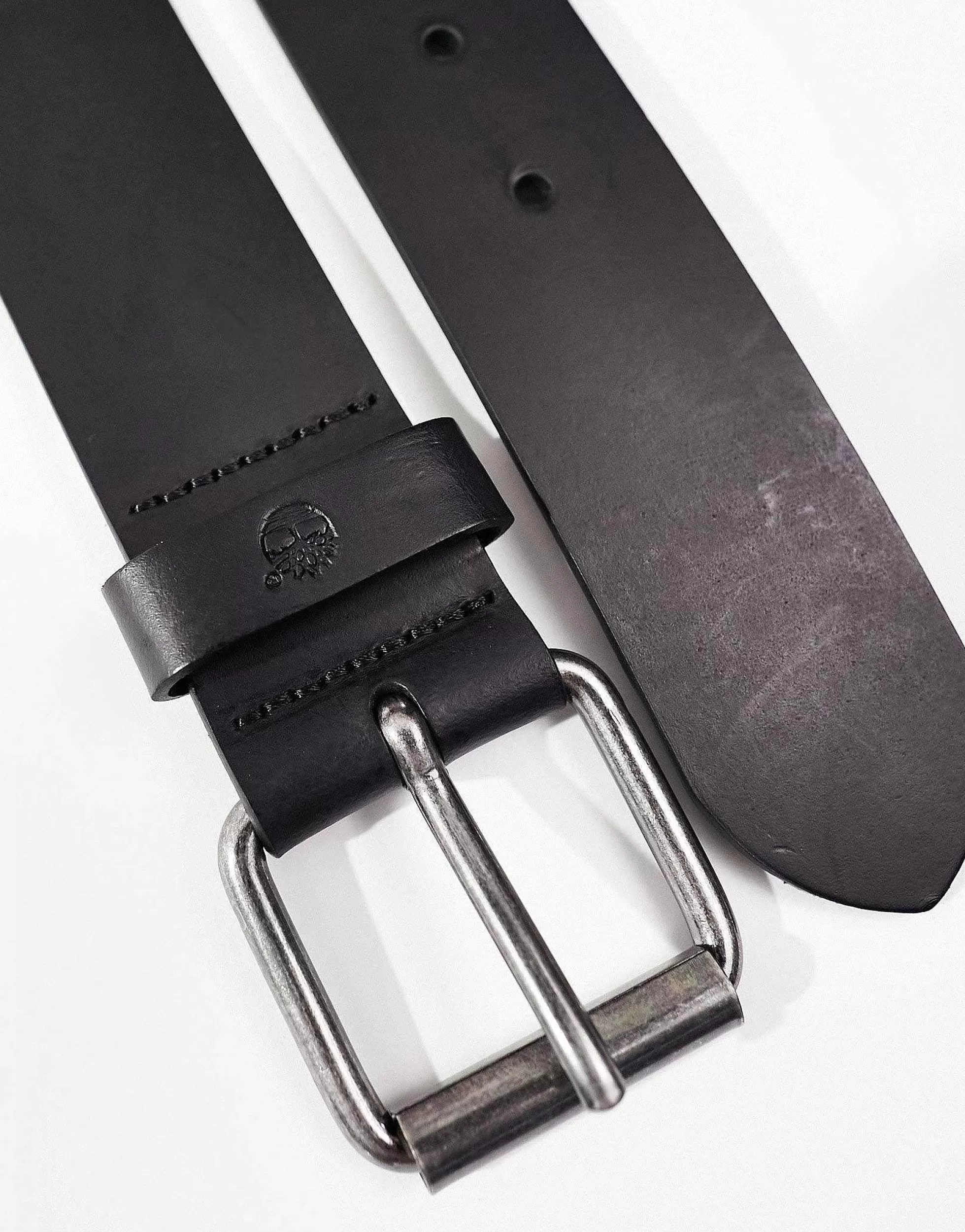 Men Timberland Leather Belt In