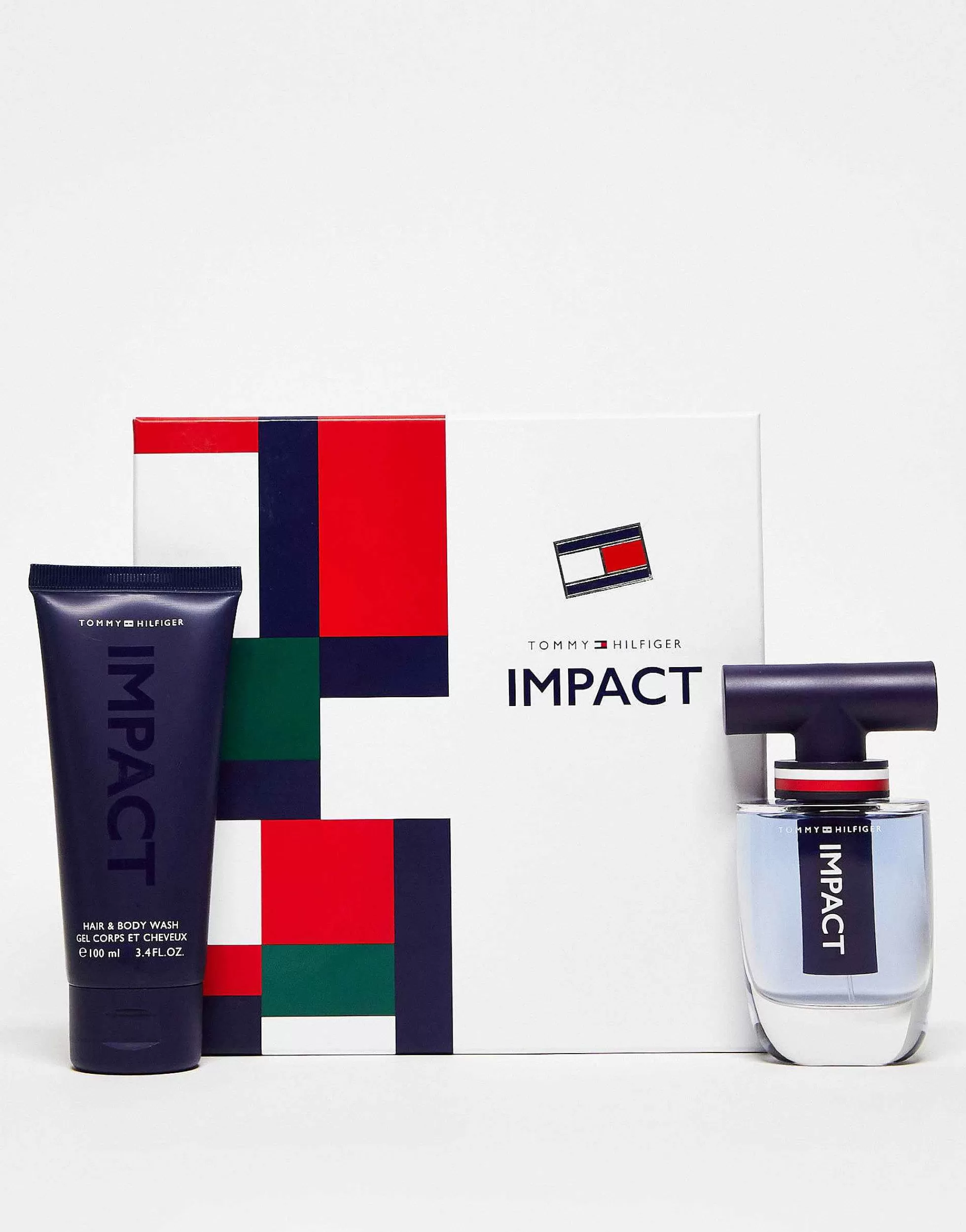 Men Tommy Hilfiger Fragrances Tommy Hilfiger Impact 50Ml Edt And Hair & Body Wash 100Ml Gift Set