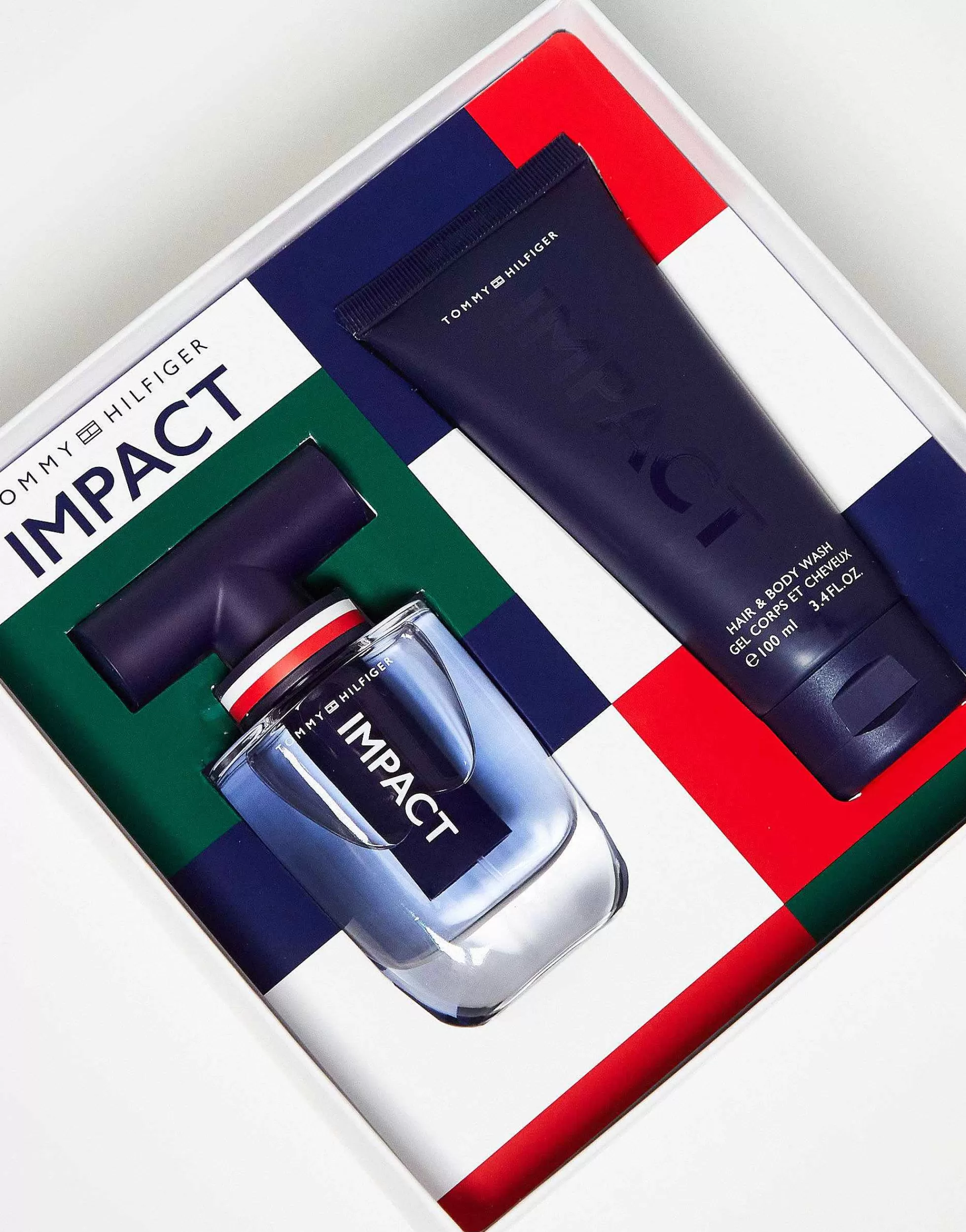 Men Tommy Hilfiger Fragrances Tommy Hilfiger Impact 50Ml Edt And Hair & Body Wash 100Ml Gift Set