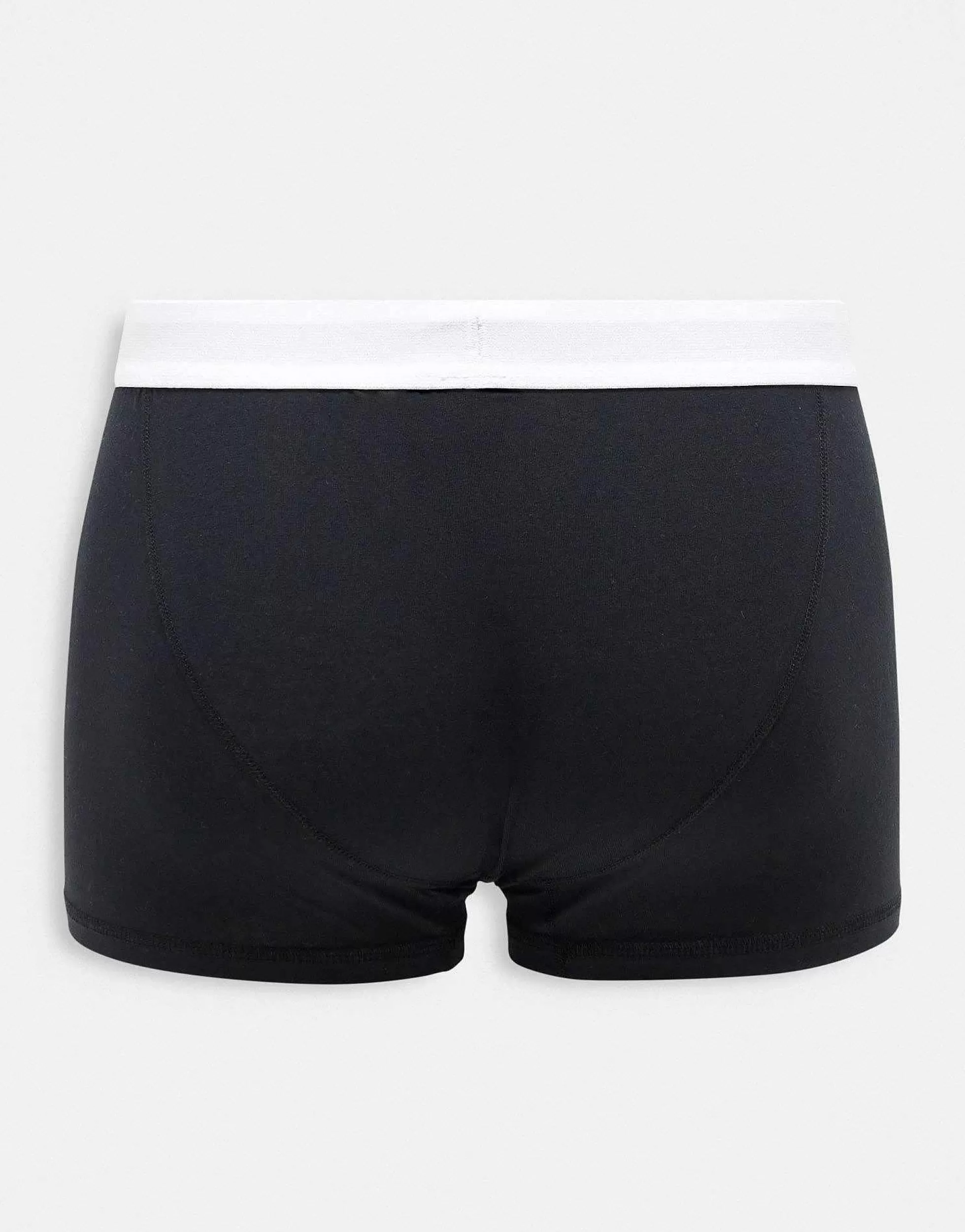 Men Topman 3 Pack Trunks In With White Waistband