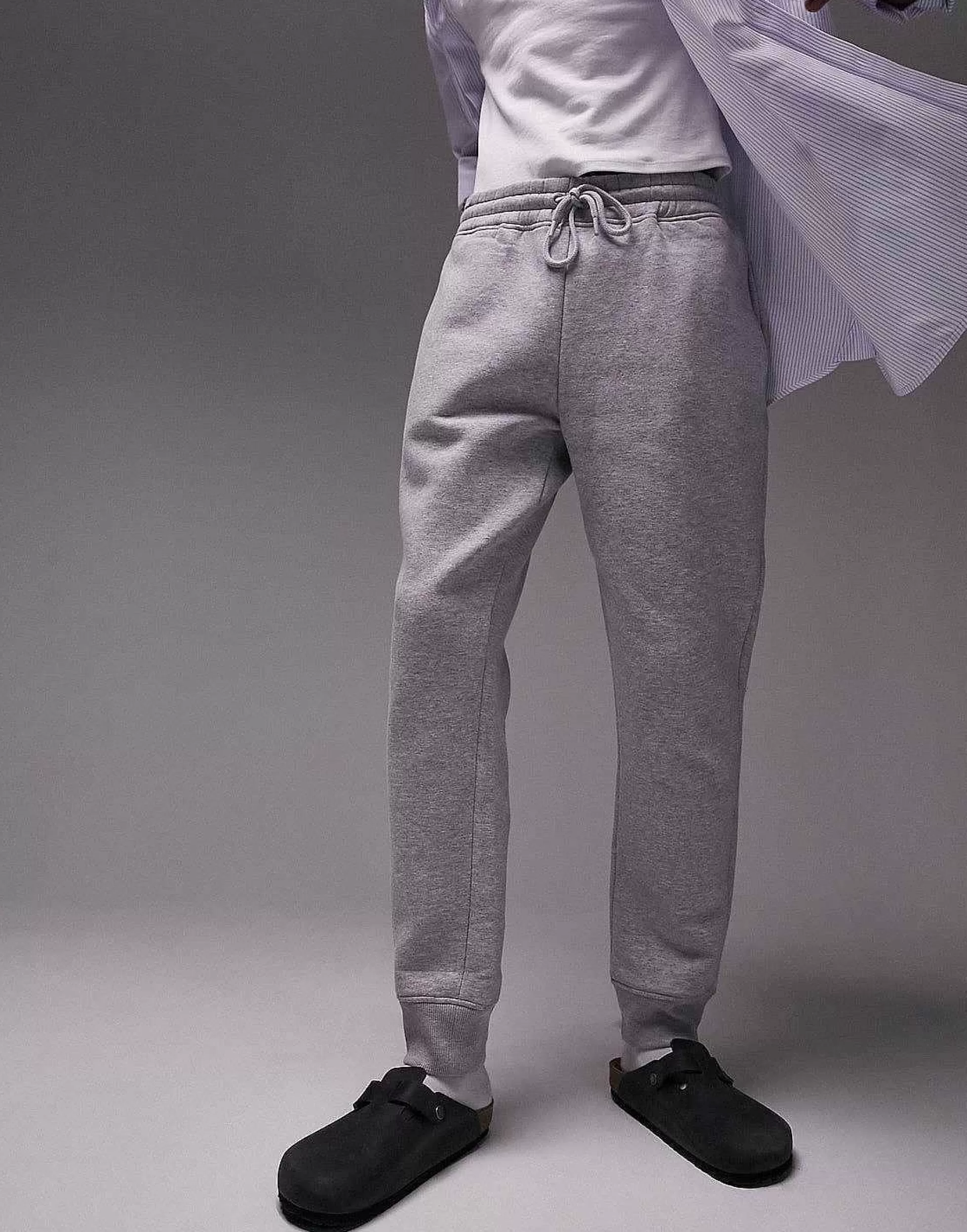 Men Topman Classic Jogger In Marl