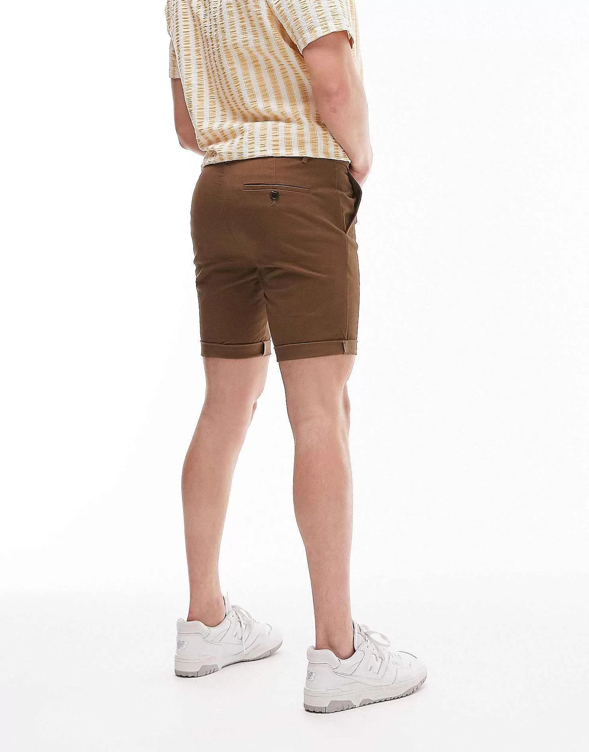 Men Topman Skinny Chino Short In