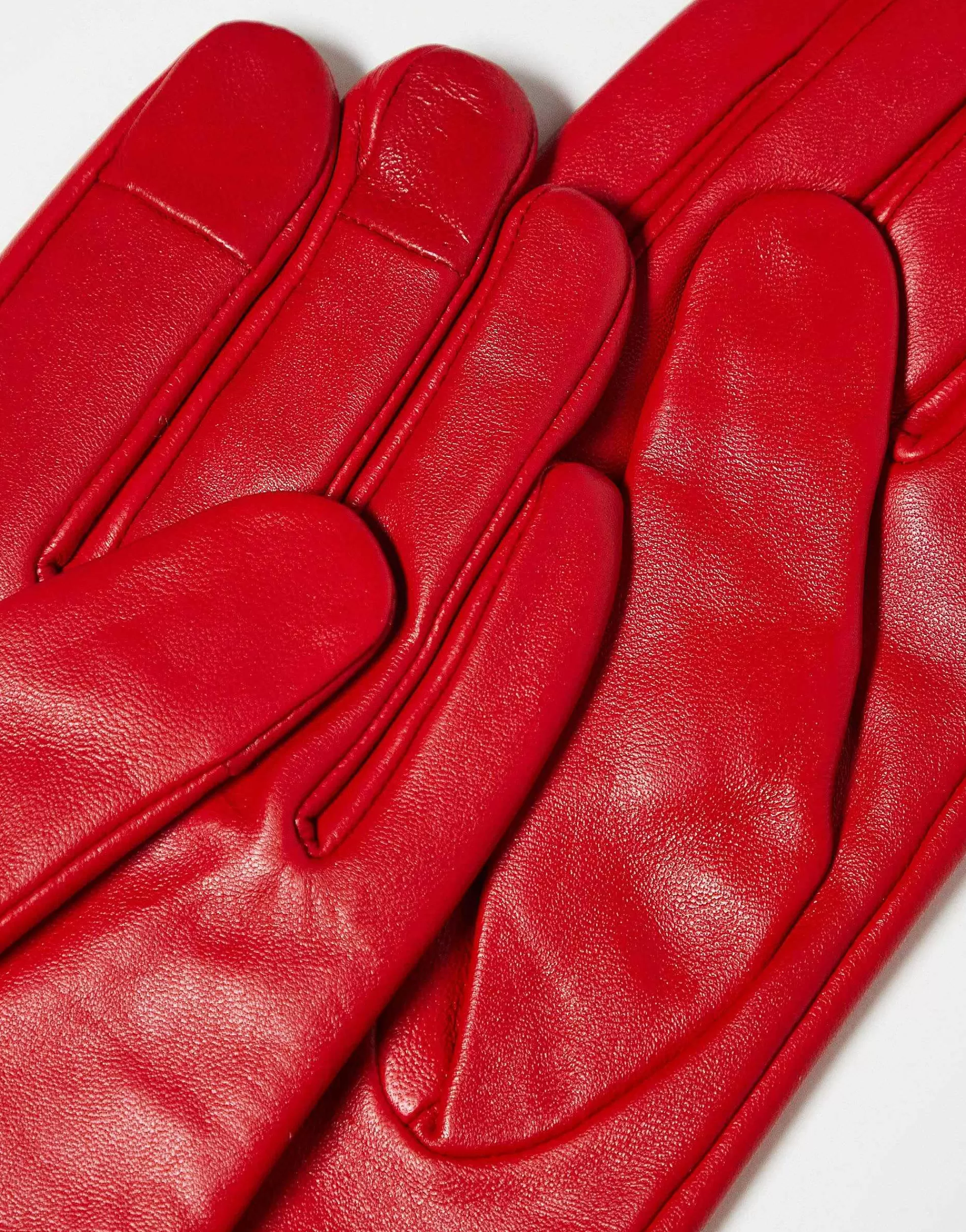 Women Topshop Gia Long Leather Glove In