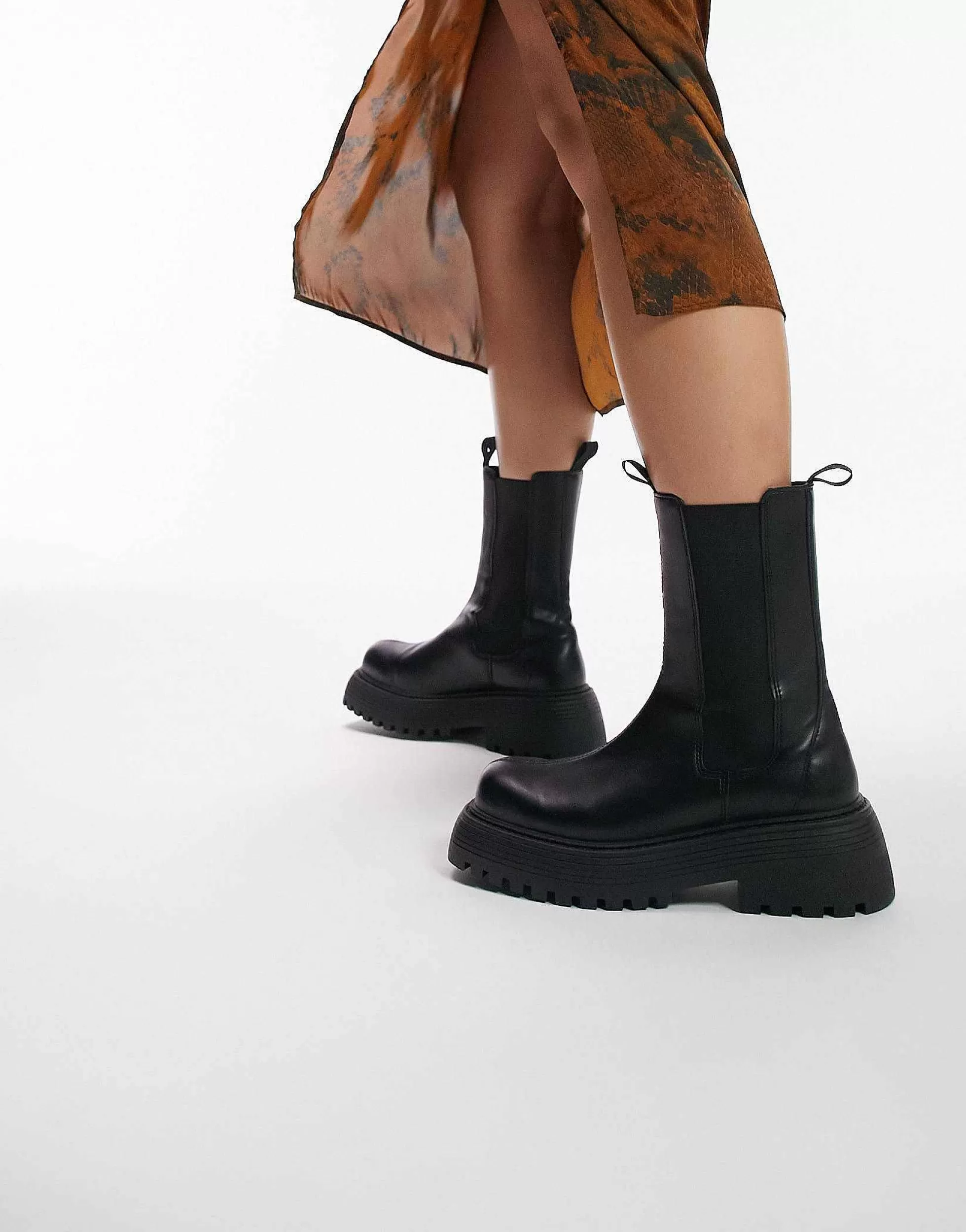 Women Topshop Kellis Chunky Chelsea Boot In