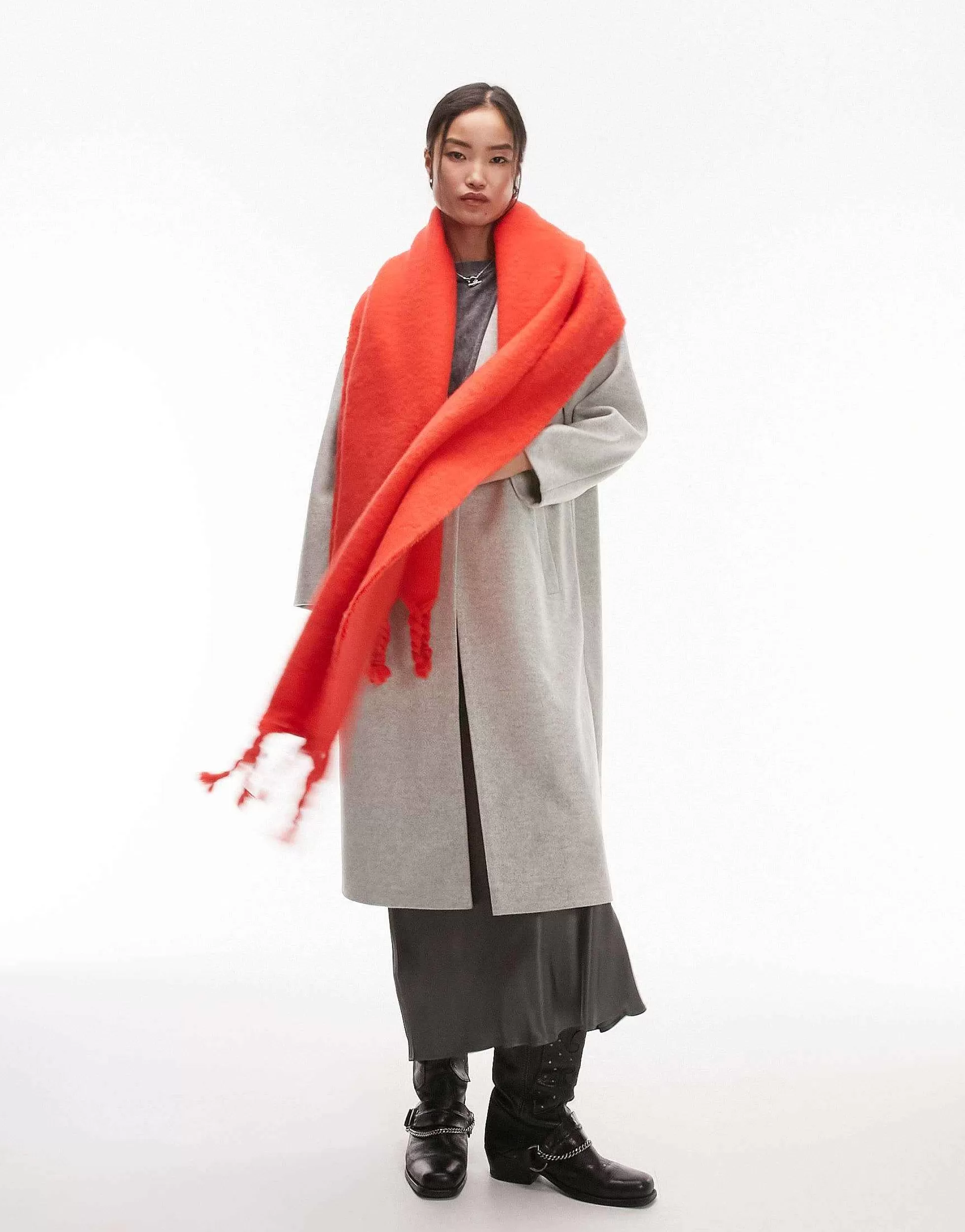 Women Topshop Sky Soft Scarf In