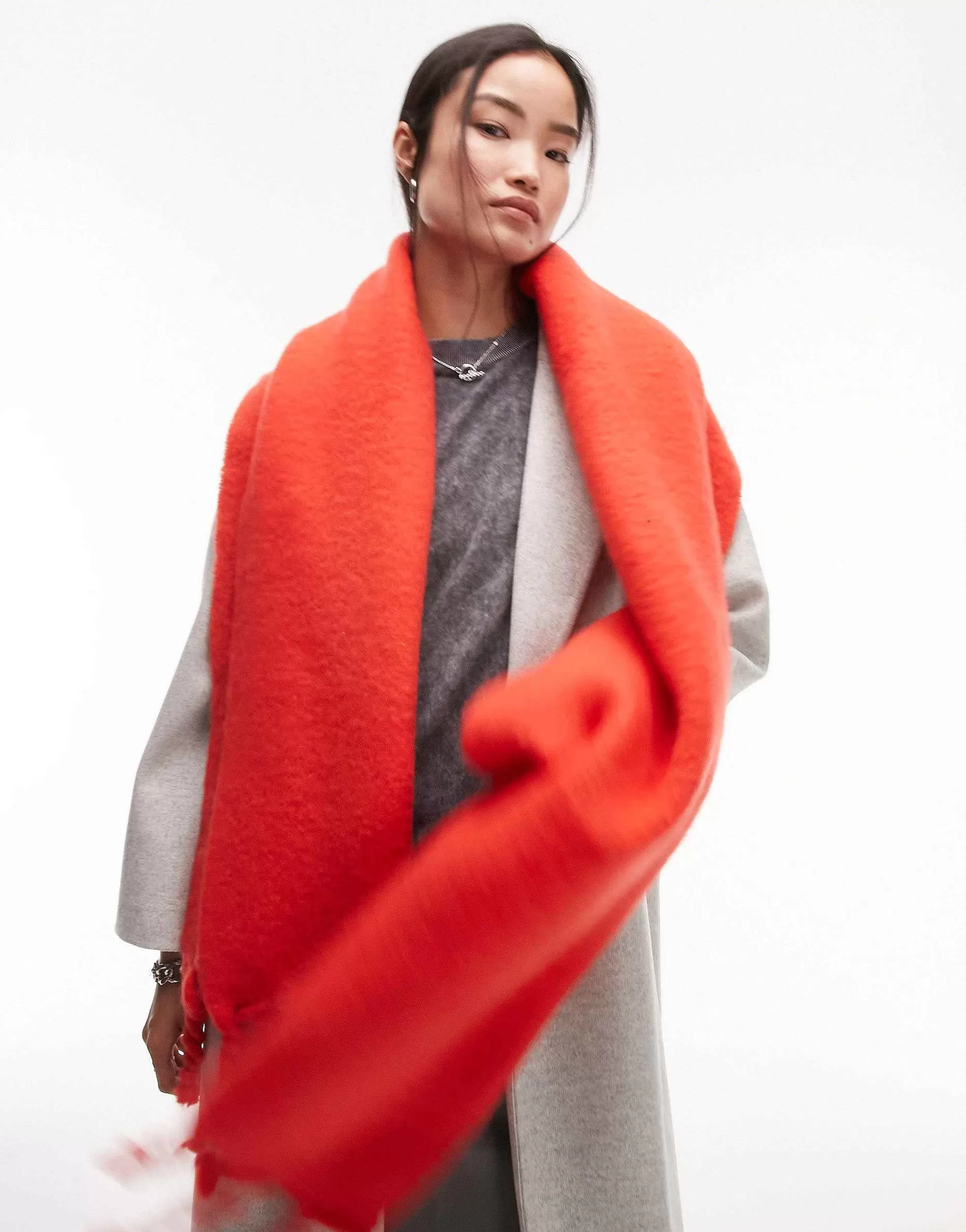 Women Topshop Sky Soft Scarf In