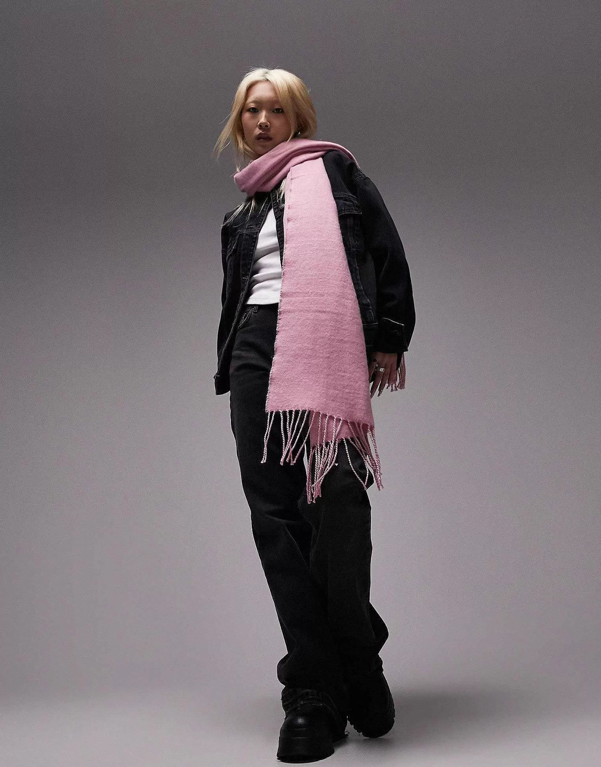 Women Topshop Sofia Supersoft Wide Scarf In