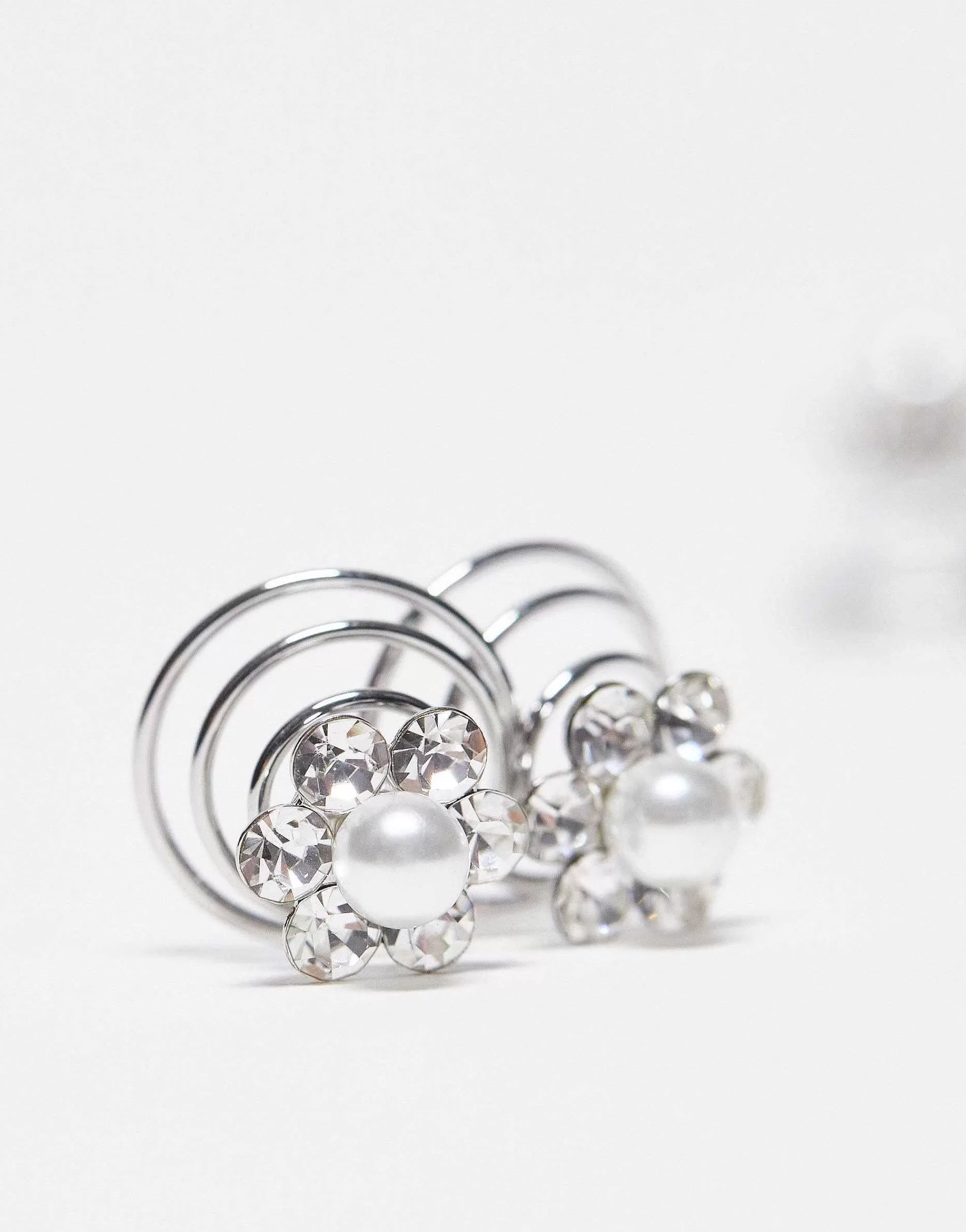 Women True Decadence Floral Crystal Hair Twist Multipack In Pack Of 6