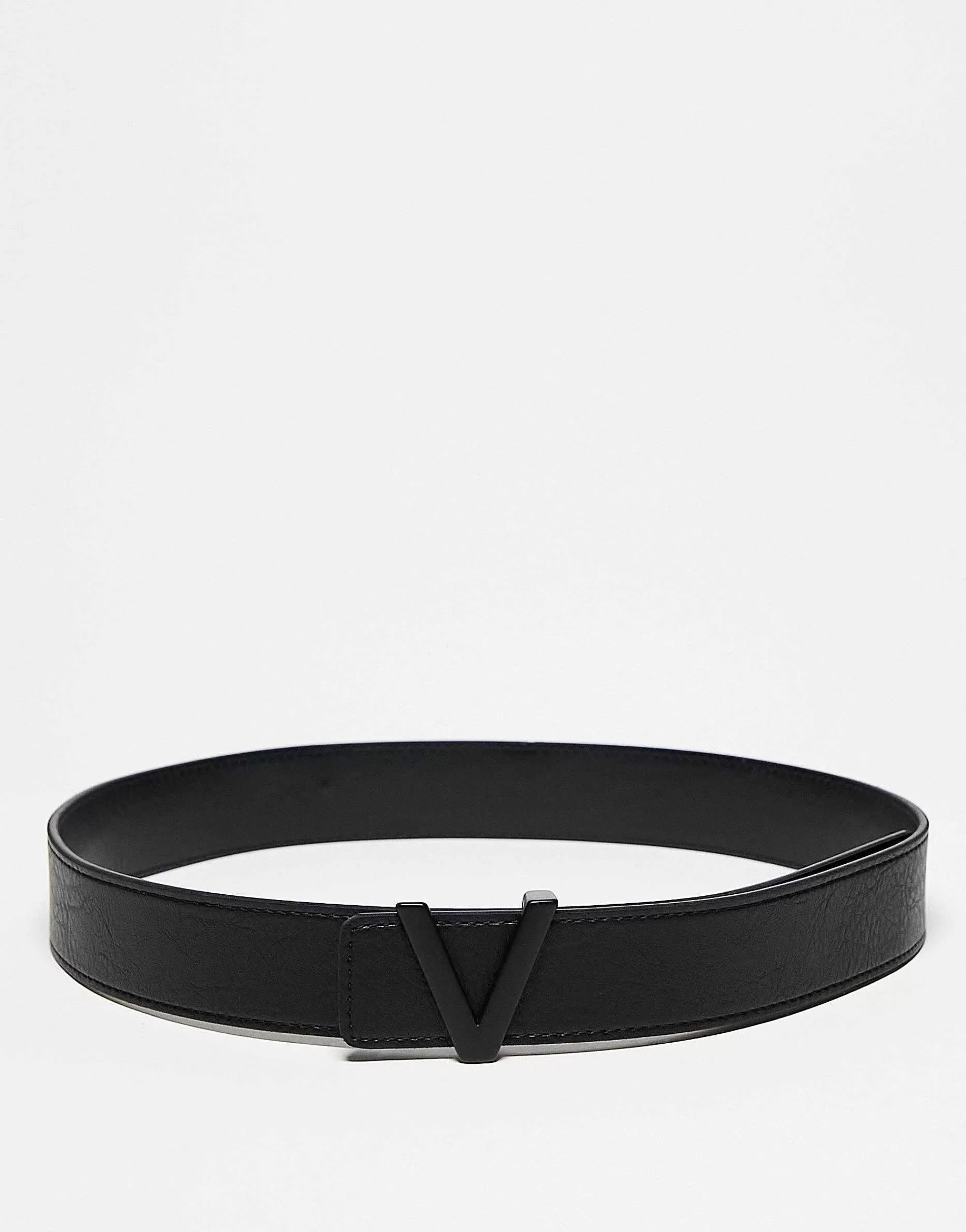 Men Valentino Bags Amaretto Belt In With Tonal V Logo