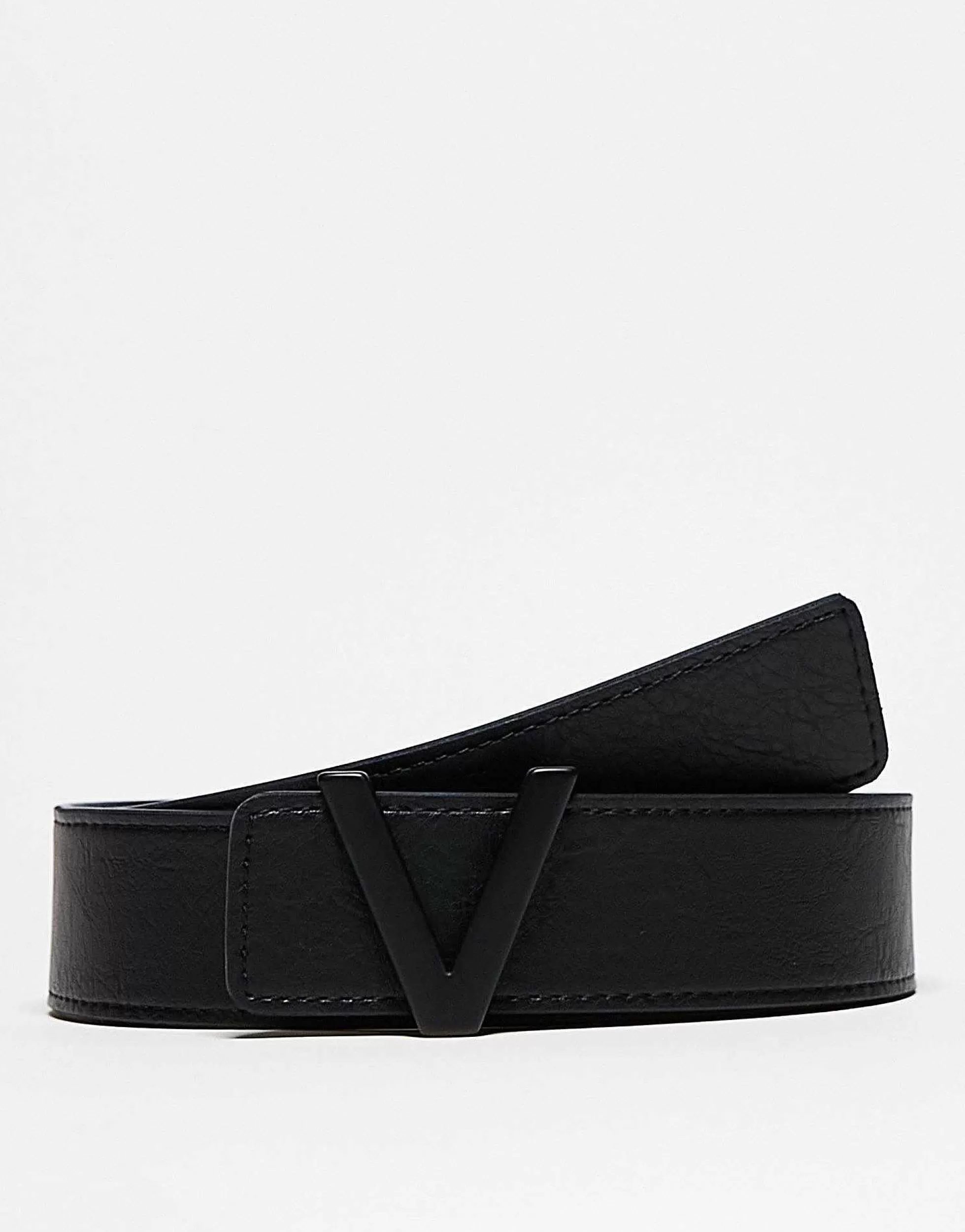 Men Valentino Bags Amaretto Belt In With Tonal V Logo