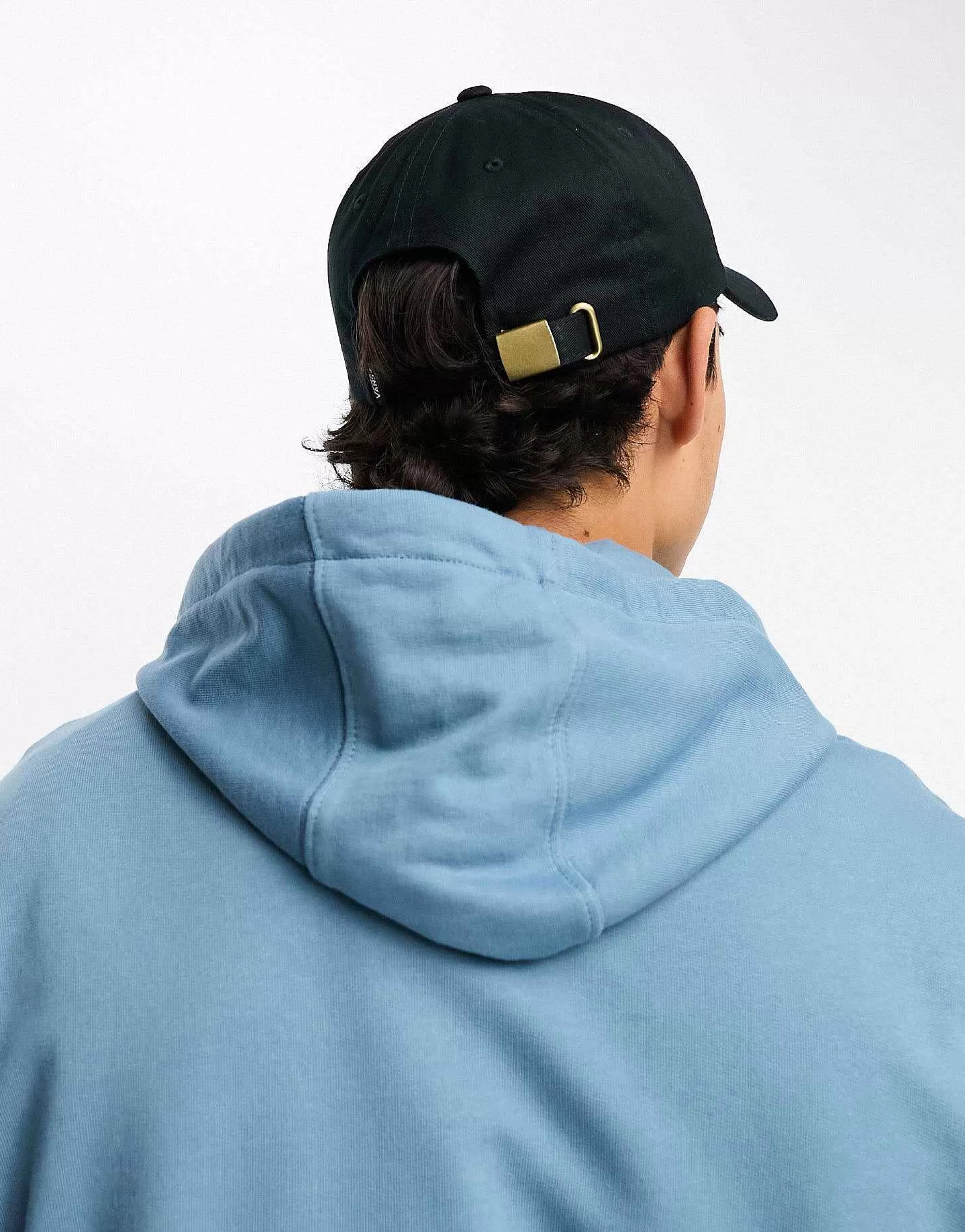 Men Vans Checkerboard Curved Bill Jockey Cap In