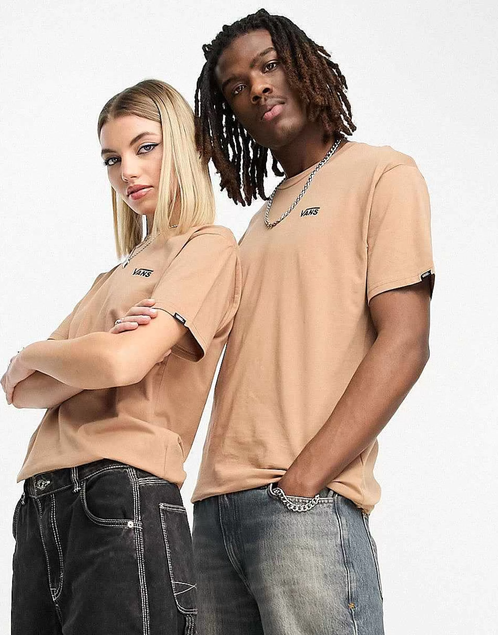 Women Vans Left Chest Logo T-Shirt In