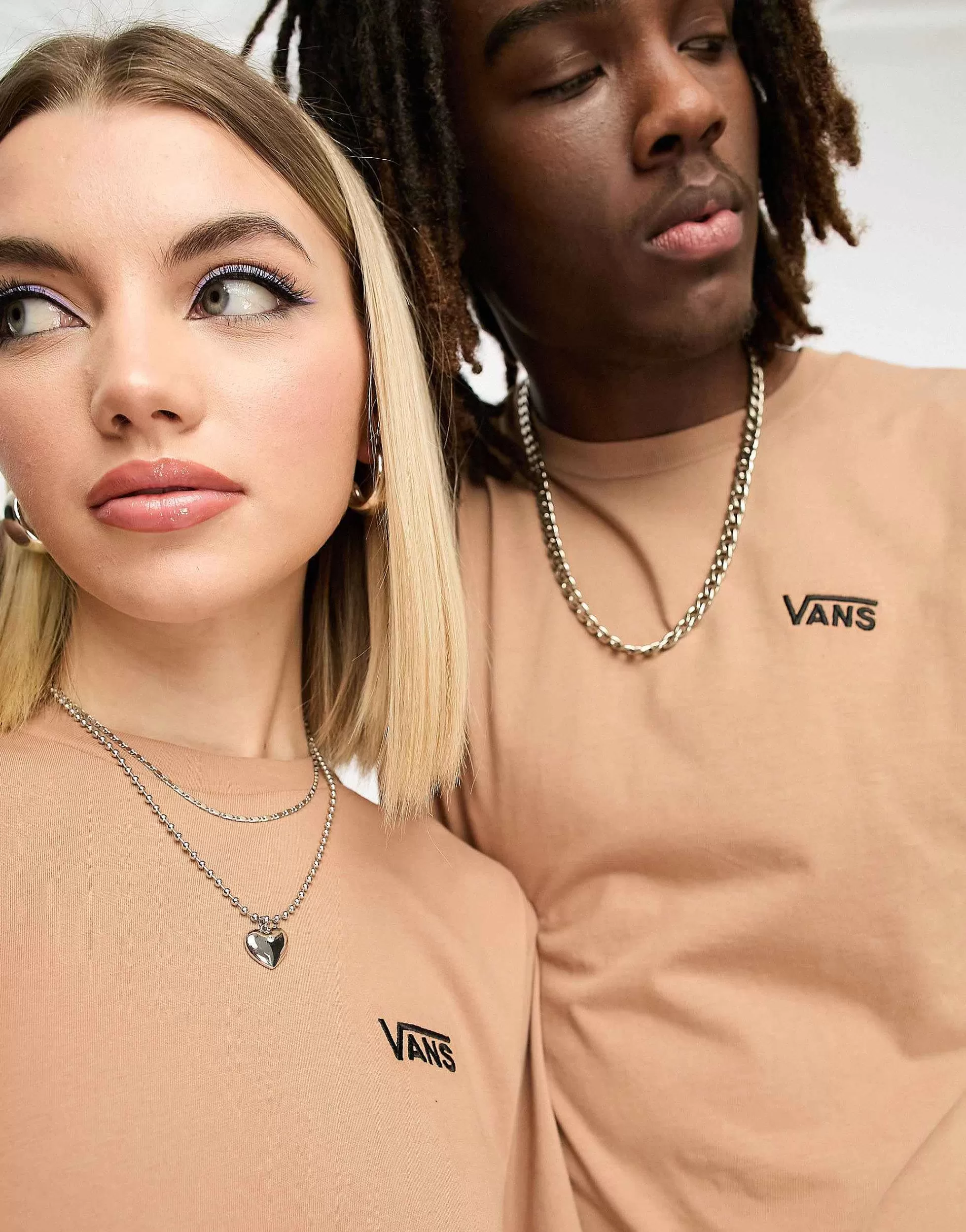 Women Vans Left Chest Logo T-Shirt In