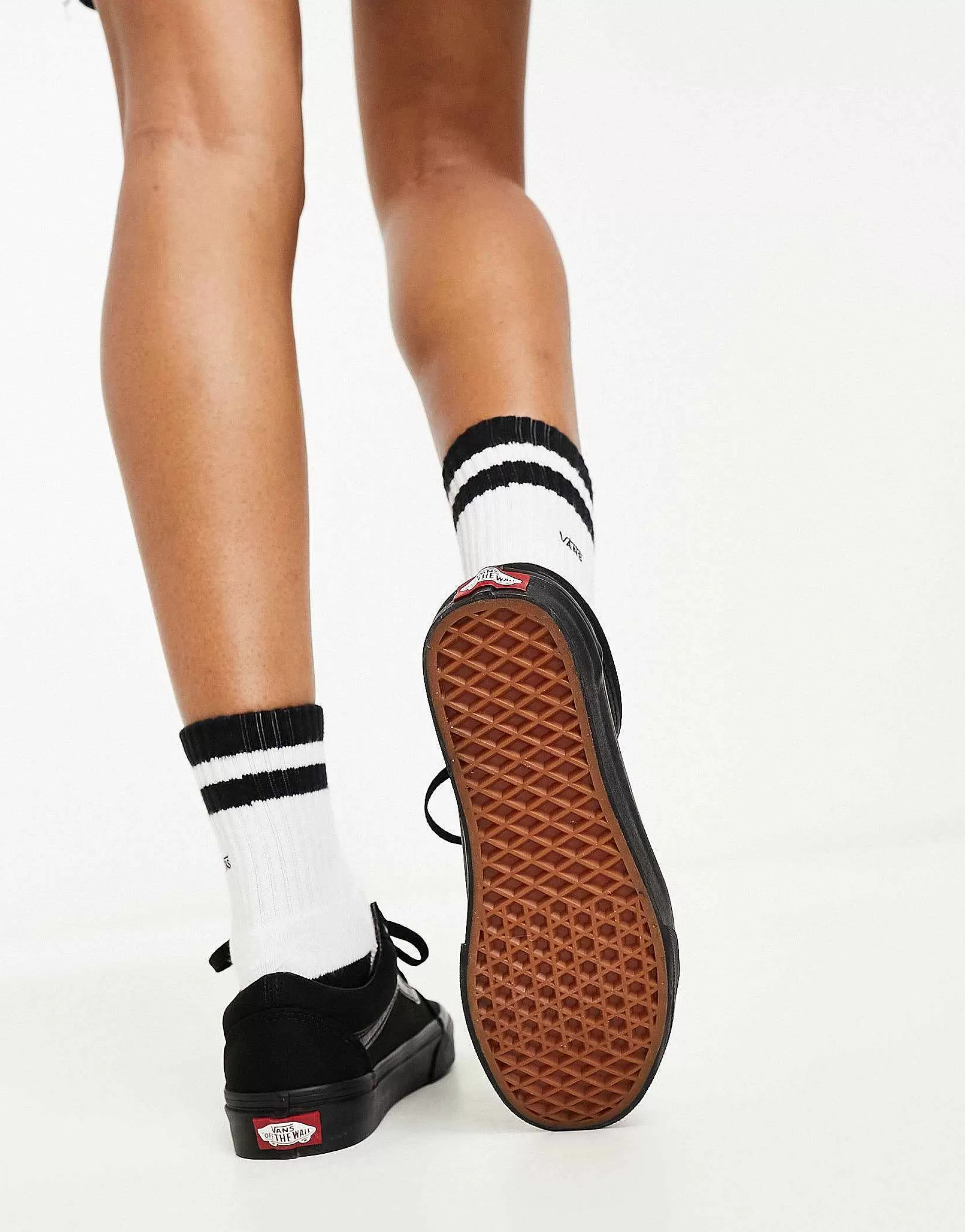 Men Vans Old Skool Trainers In Triple