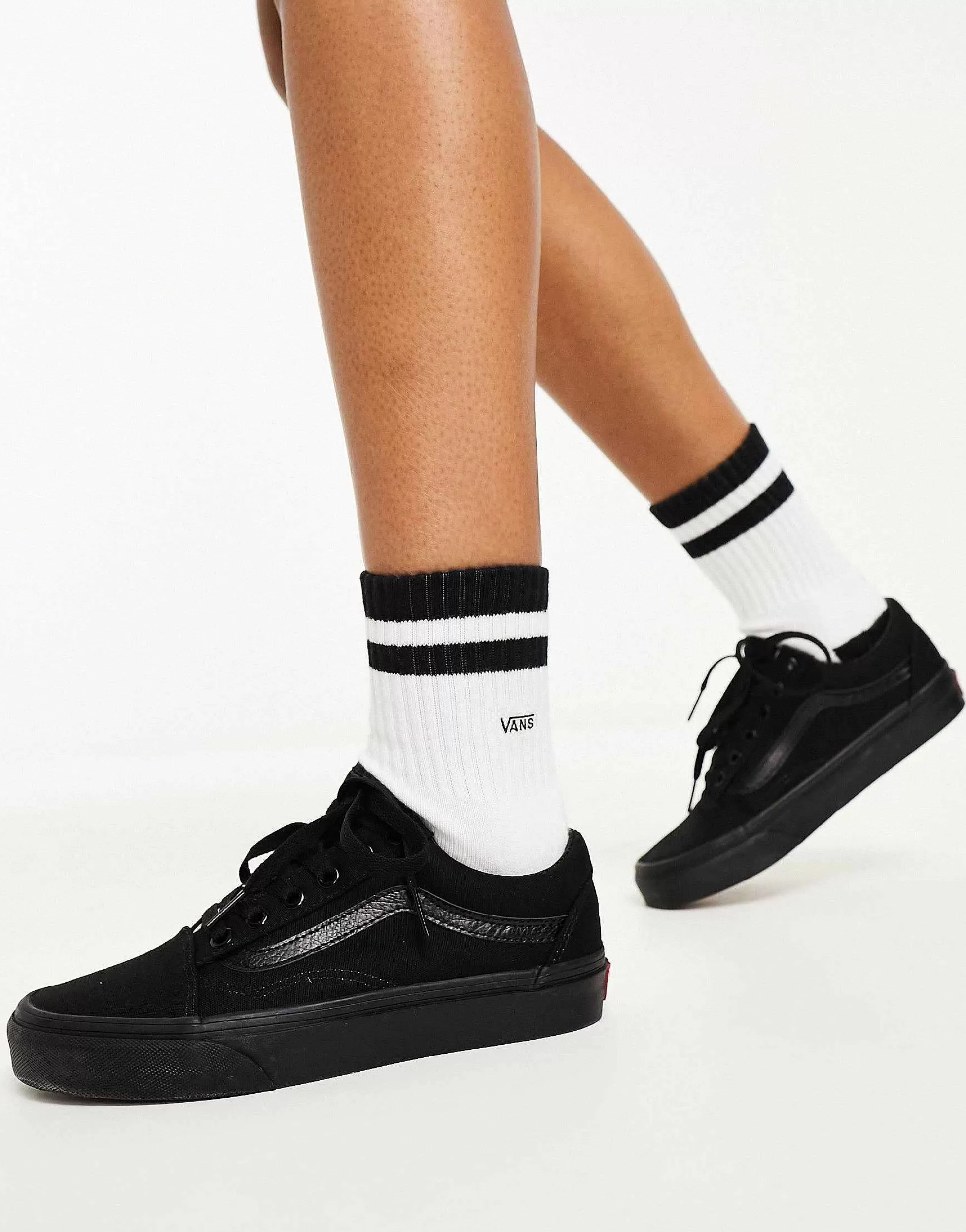 Men Vans Old Skool Trainers In Triple