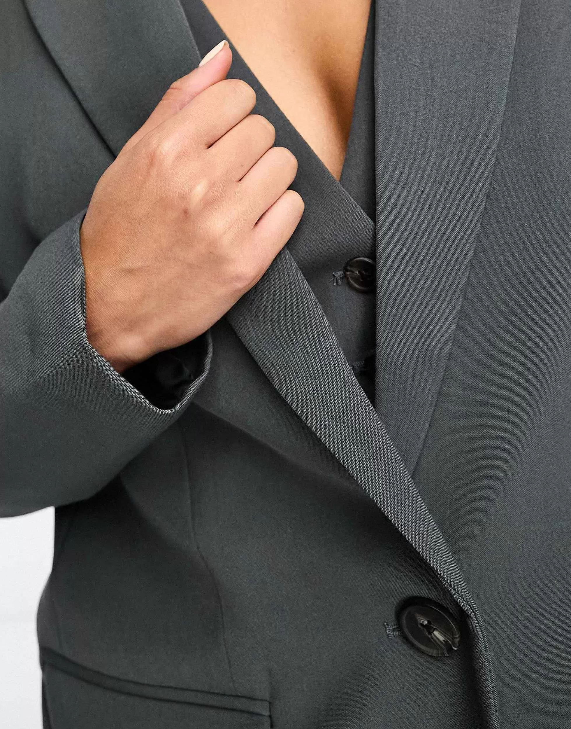 Women Vero Moda Tailored Blazer Co-Ord In Grey