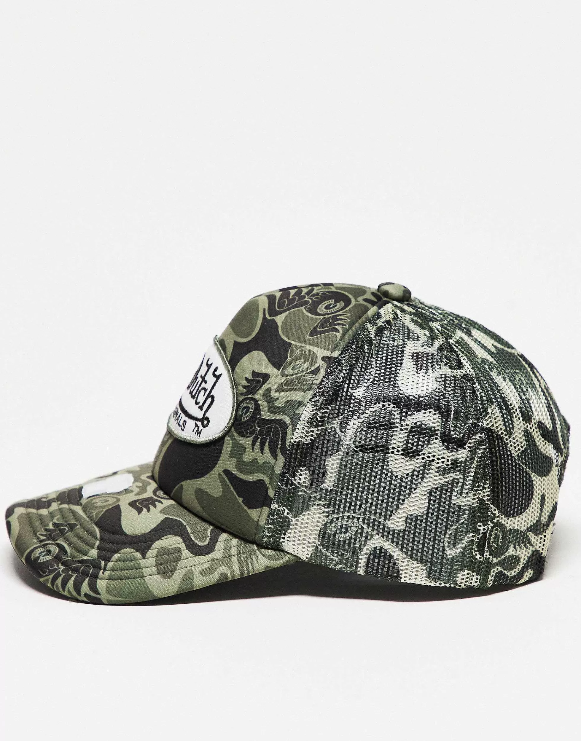 Women Von Dutch Tampa Trucker Camp In Camo Print