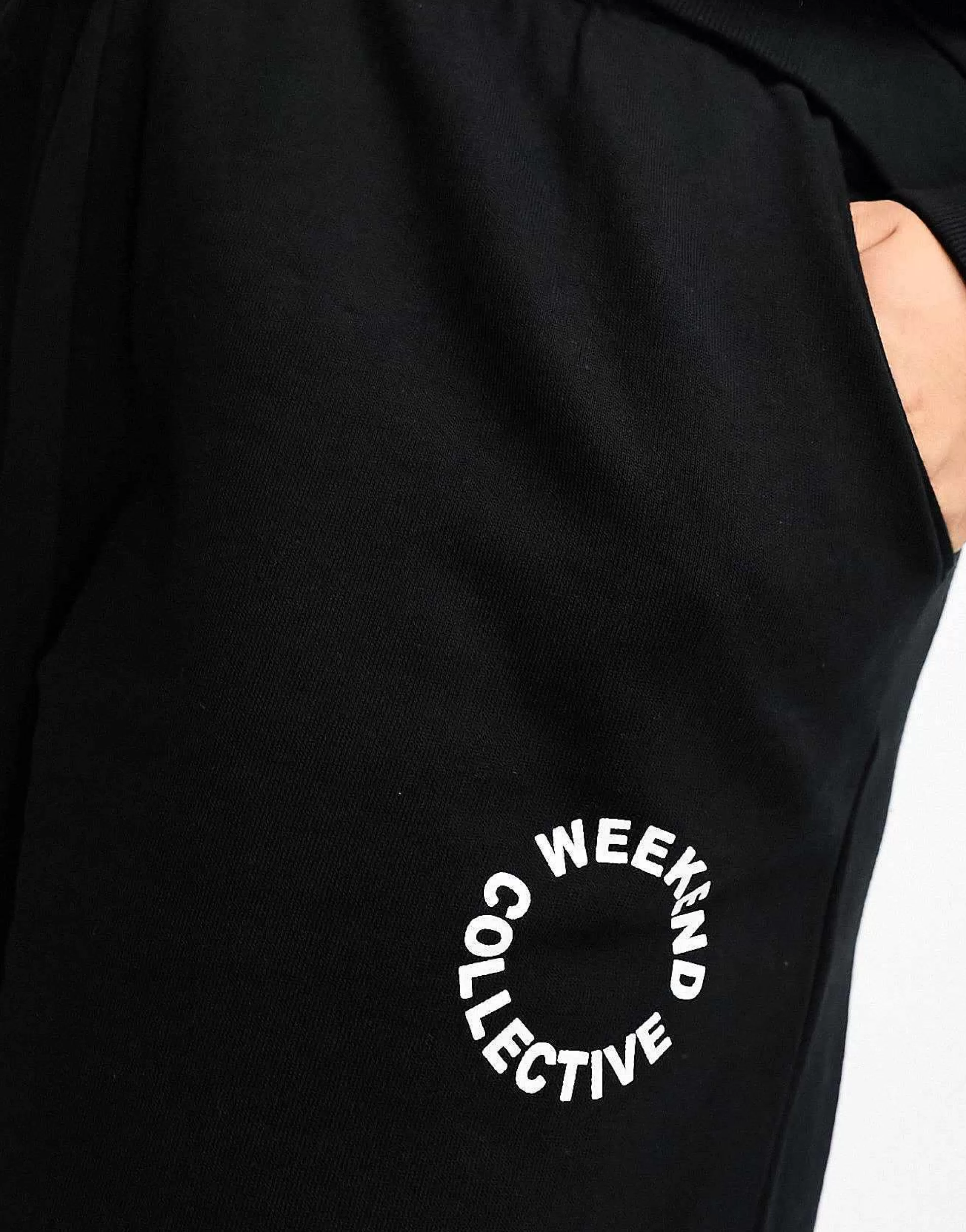 Women WEEKEND COLLECTIVE Curve Co-Ord Oversized Jogger With Logo In